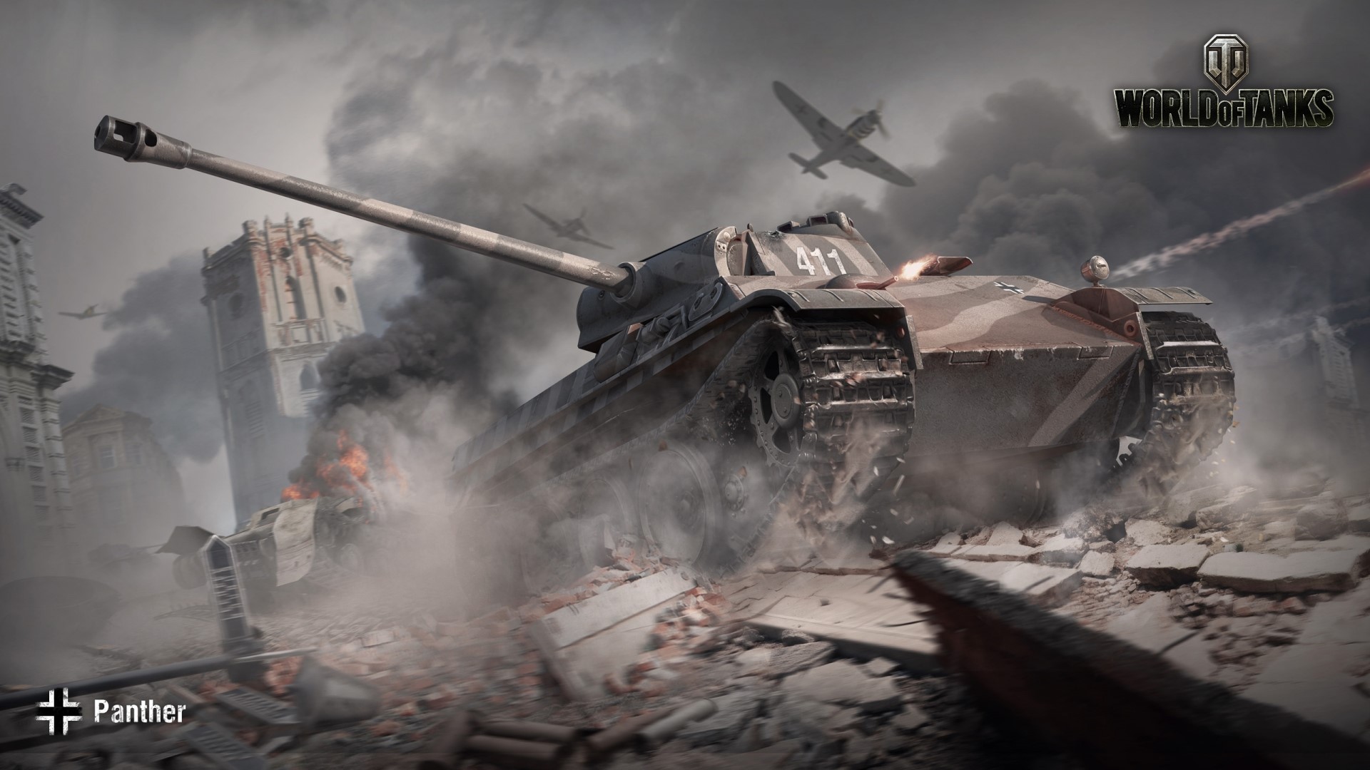 Panther tank in World of Tanks HD Wallpaper
