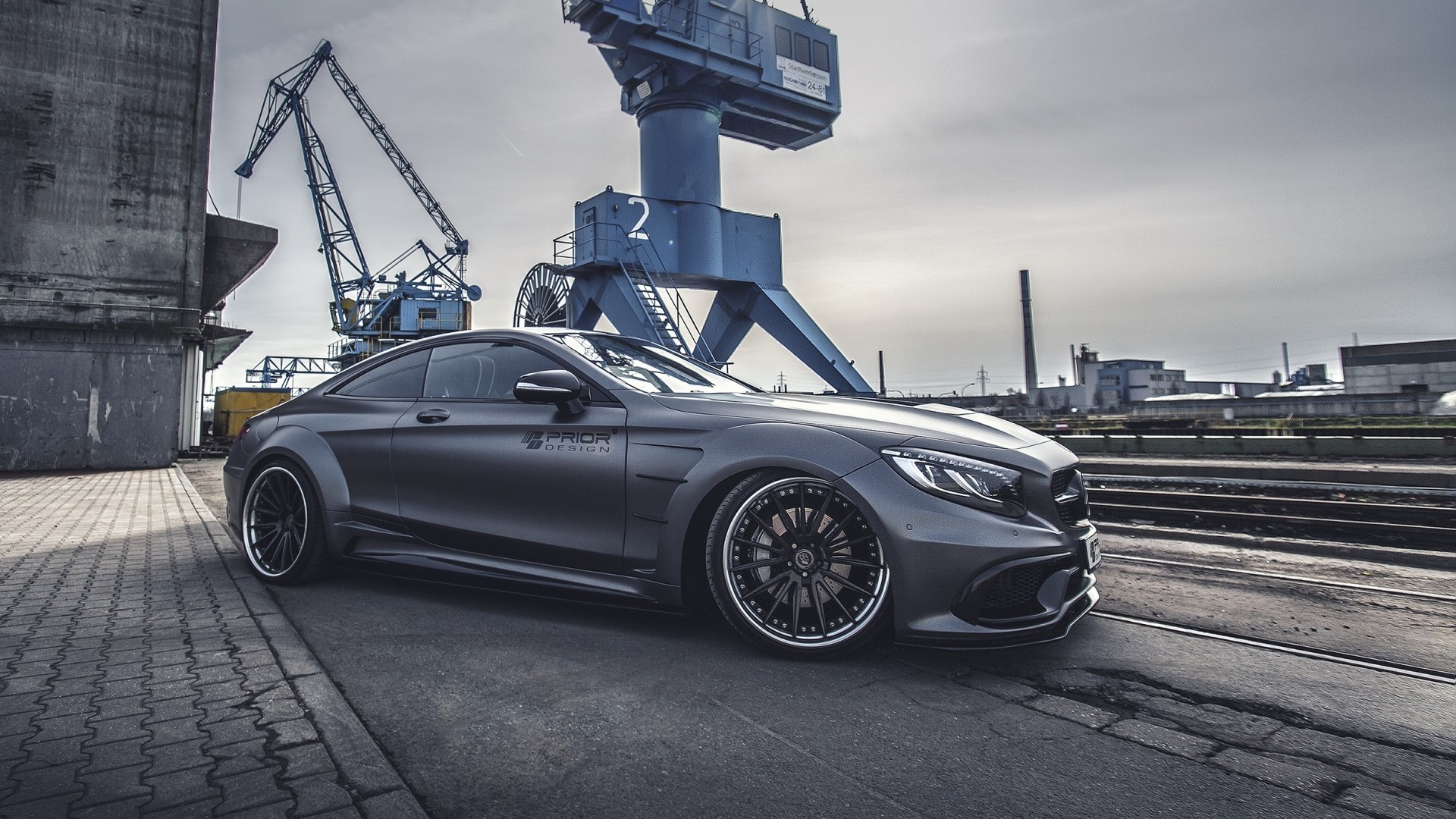 Mercedes-Benz S-Class Coupe by Prior Design HD Wallpaper