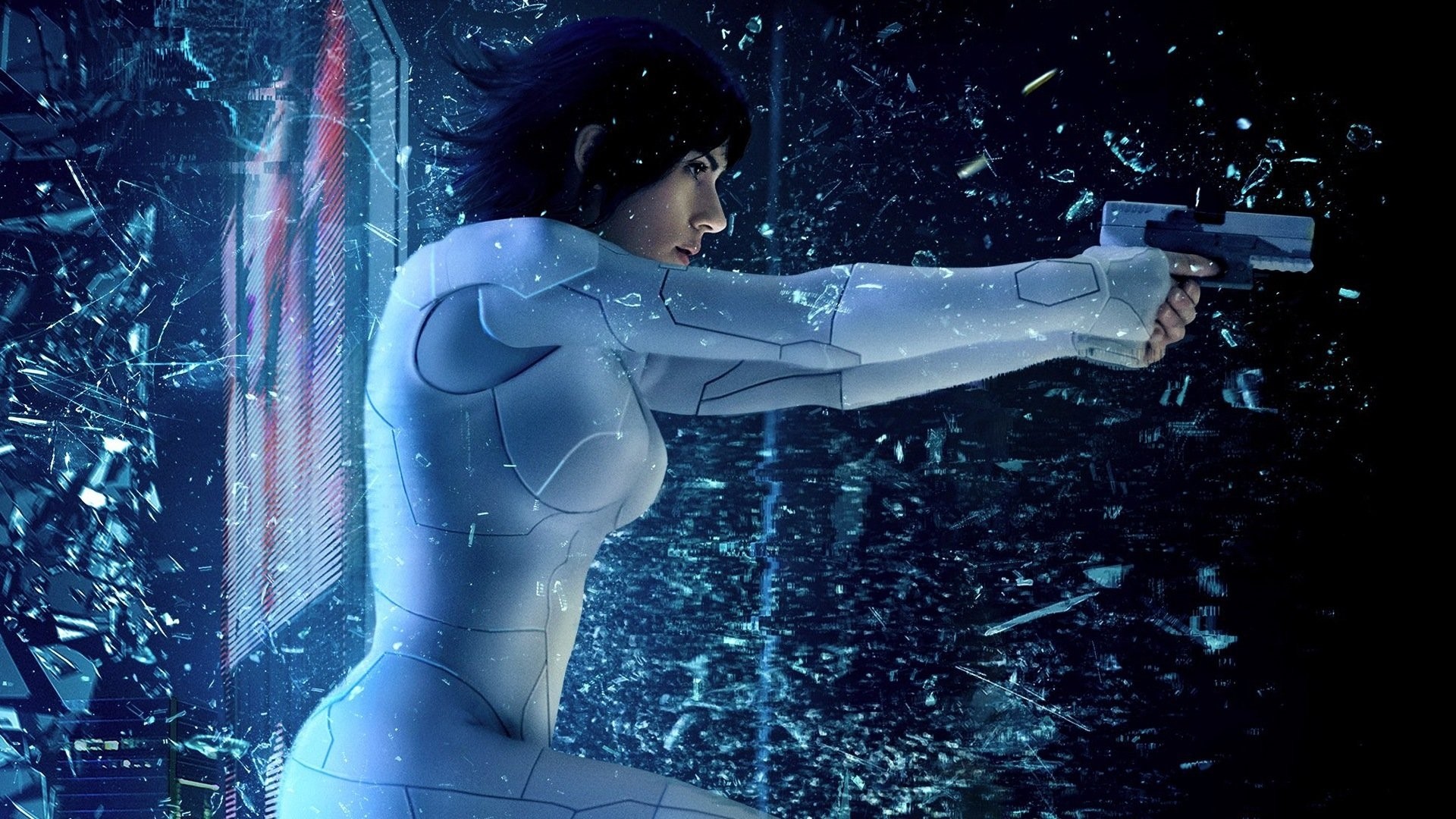 Major Mira Killian from Ghost in the Shell HD Wallpaper
