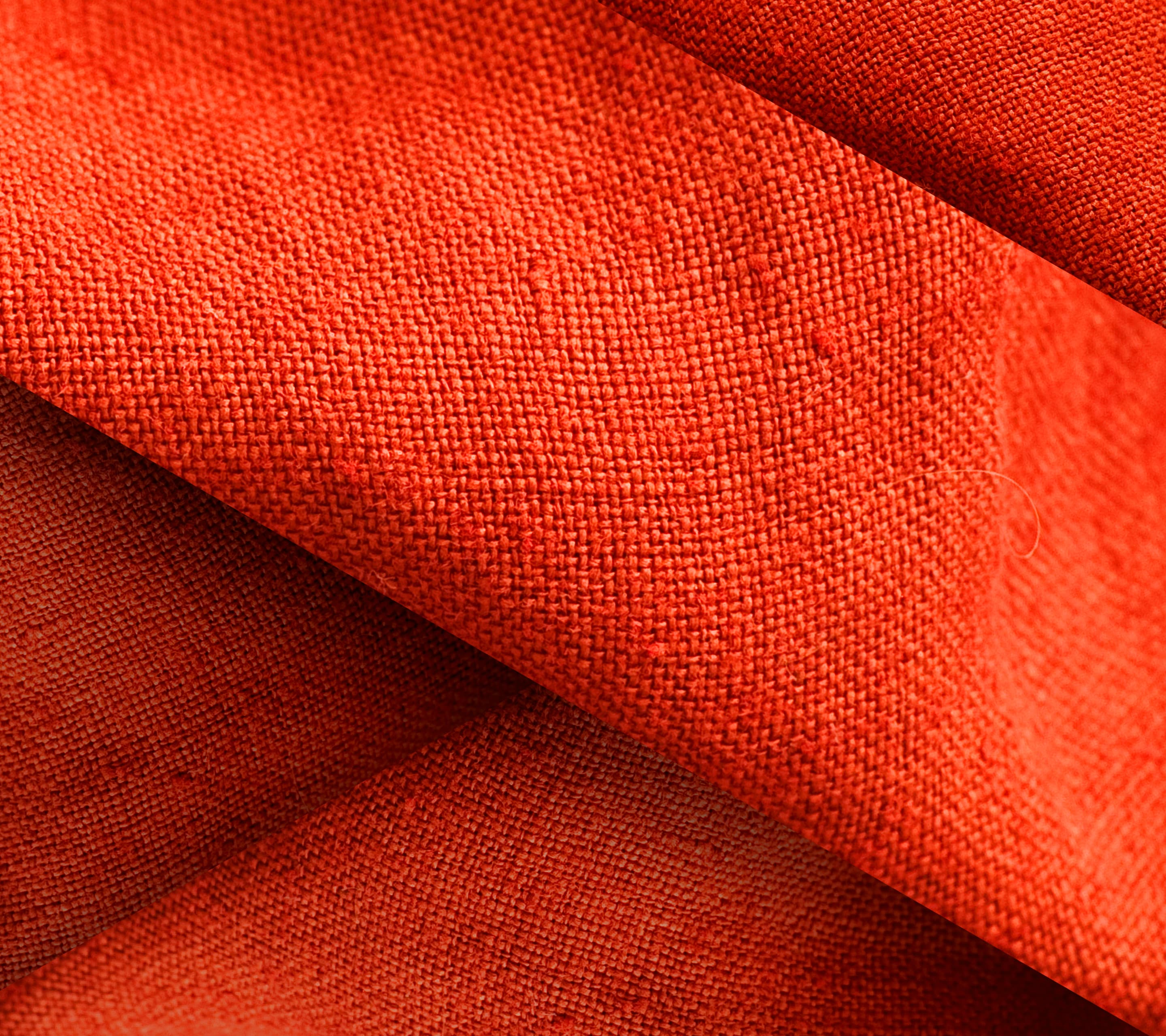 Orange fabric texture HD Wallpaper