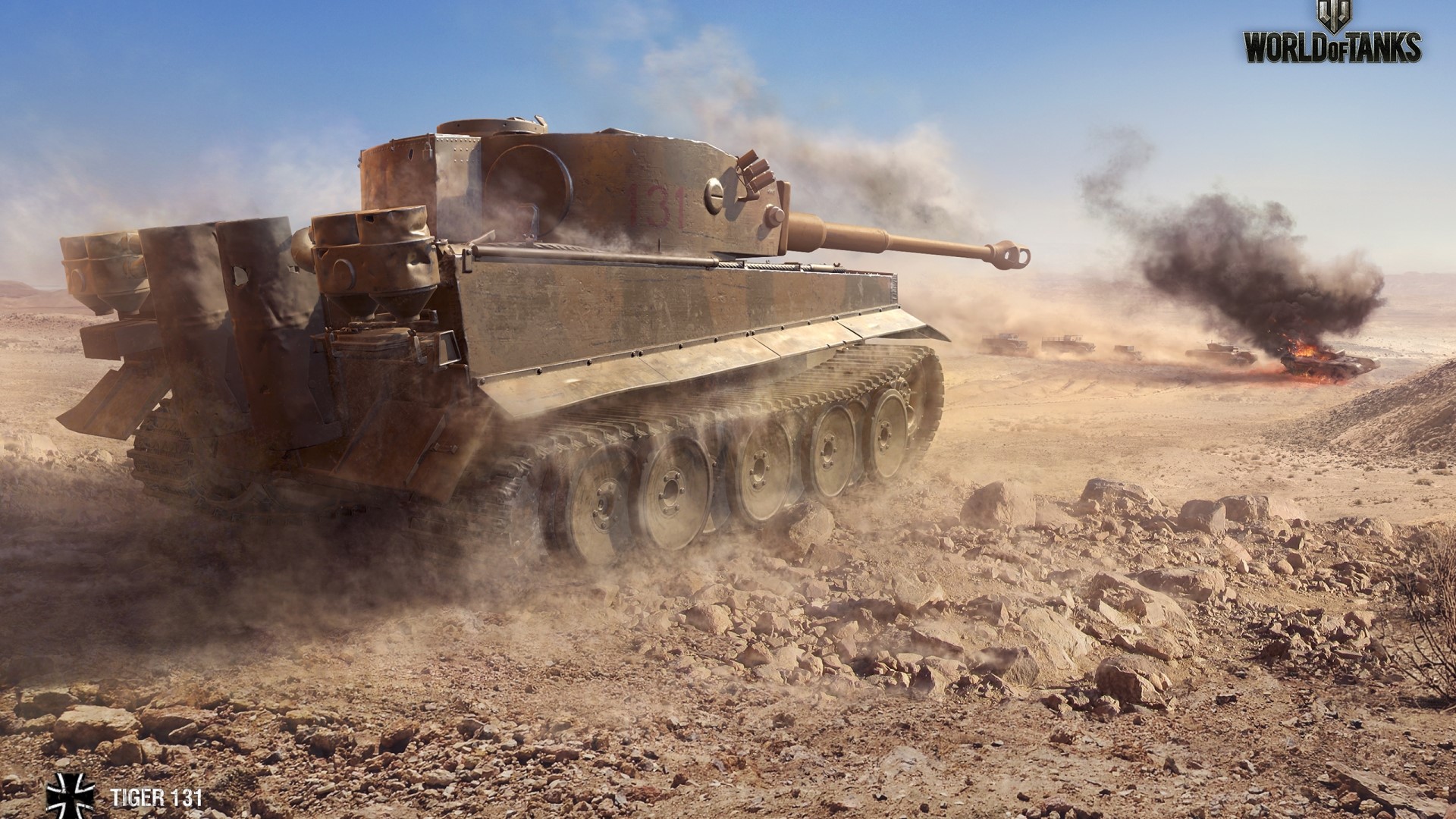 Tiger 131 tank in World of Tanks HD Wallpaper