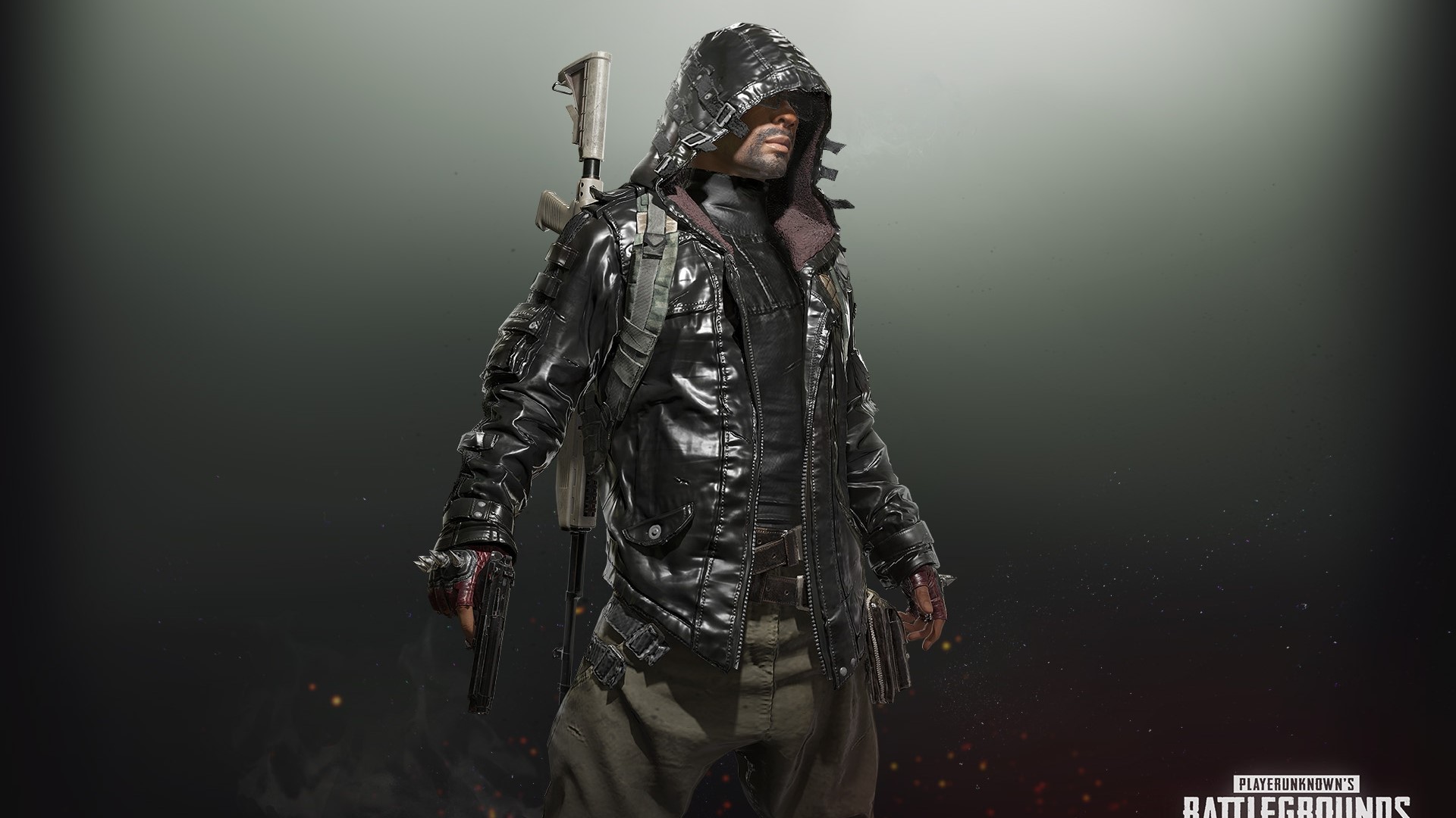 PlayerUnknown's Battlegrounds character with guns HD Wallpaper