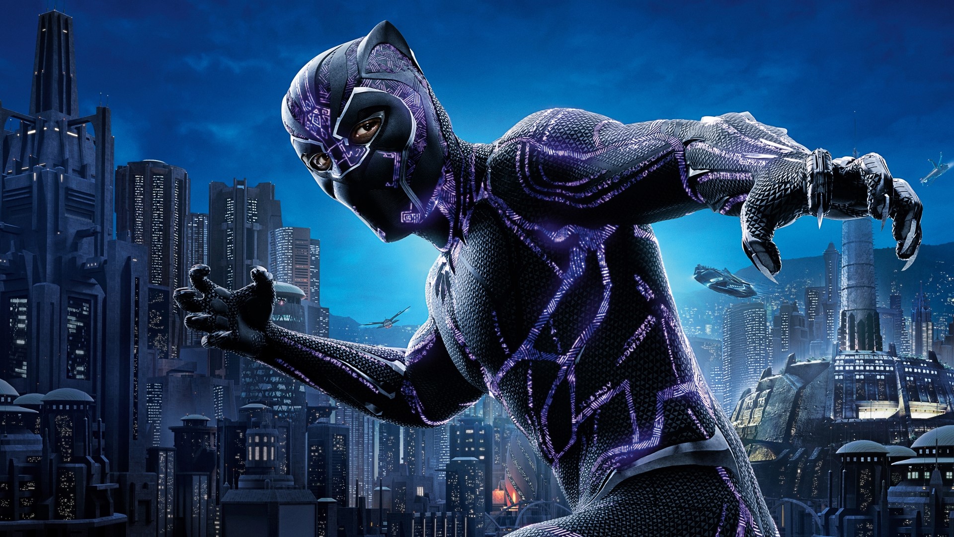 Black Panther in Wakanda HD Wallpaper