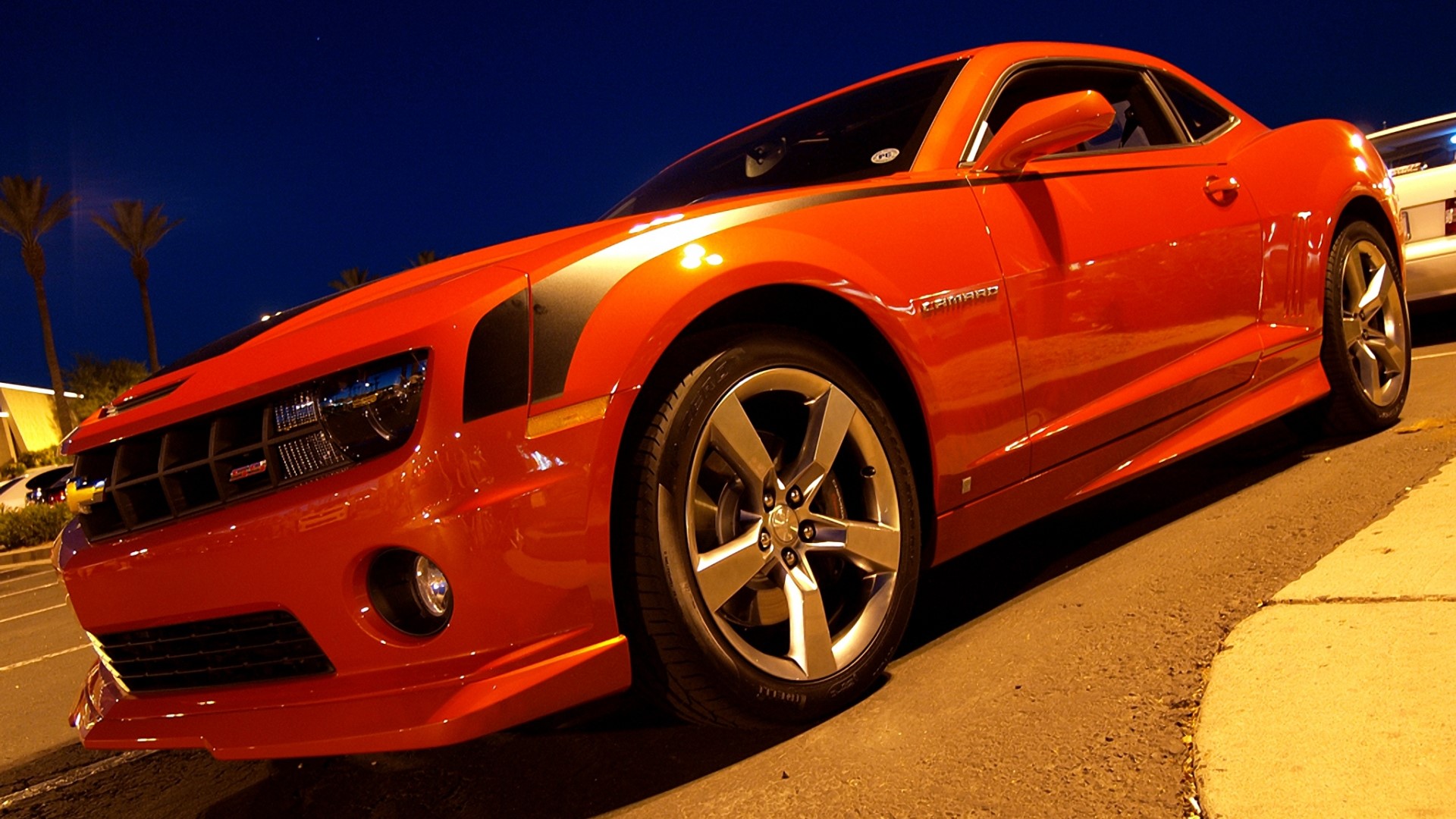 Red 2010 Chevrolet Camaro SS HD Wallpaper