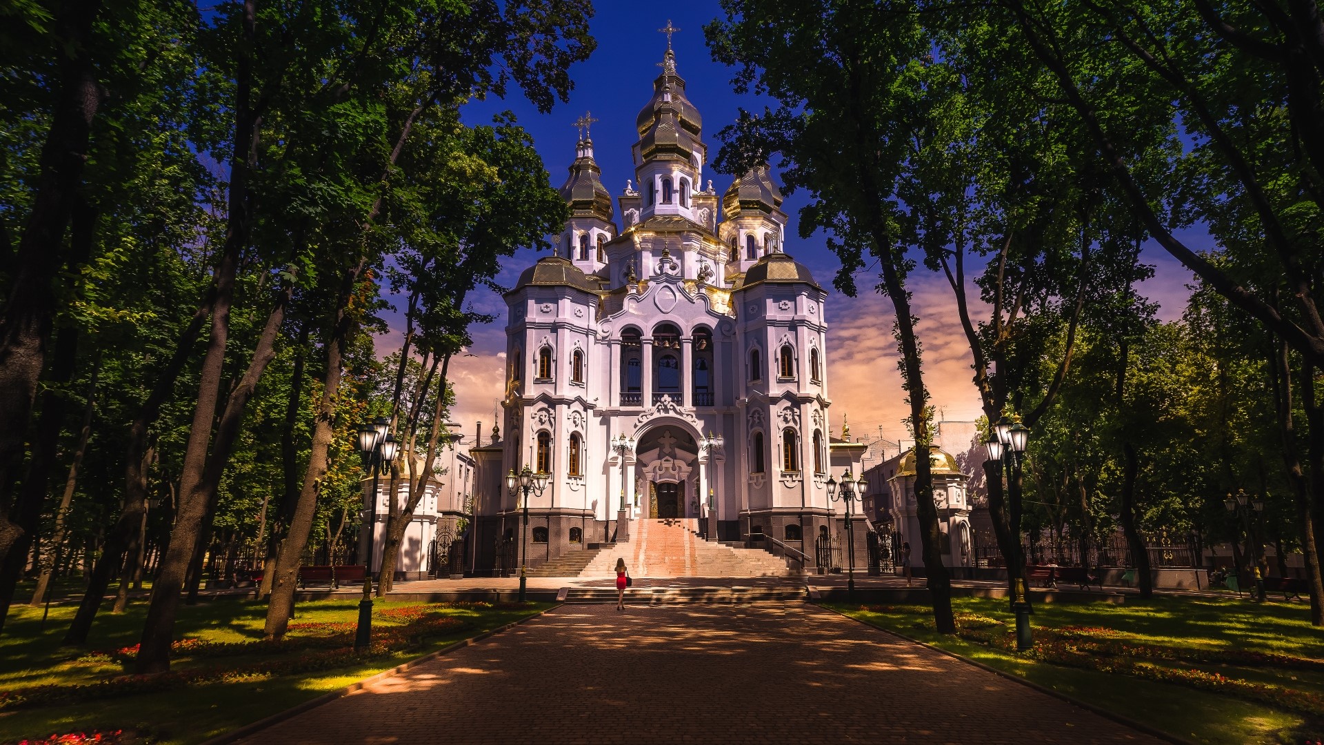 Cathedral in Kharkov, Ukraine HD Wallpaper