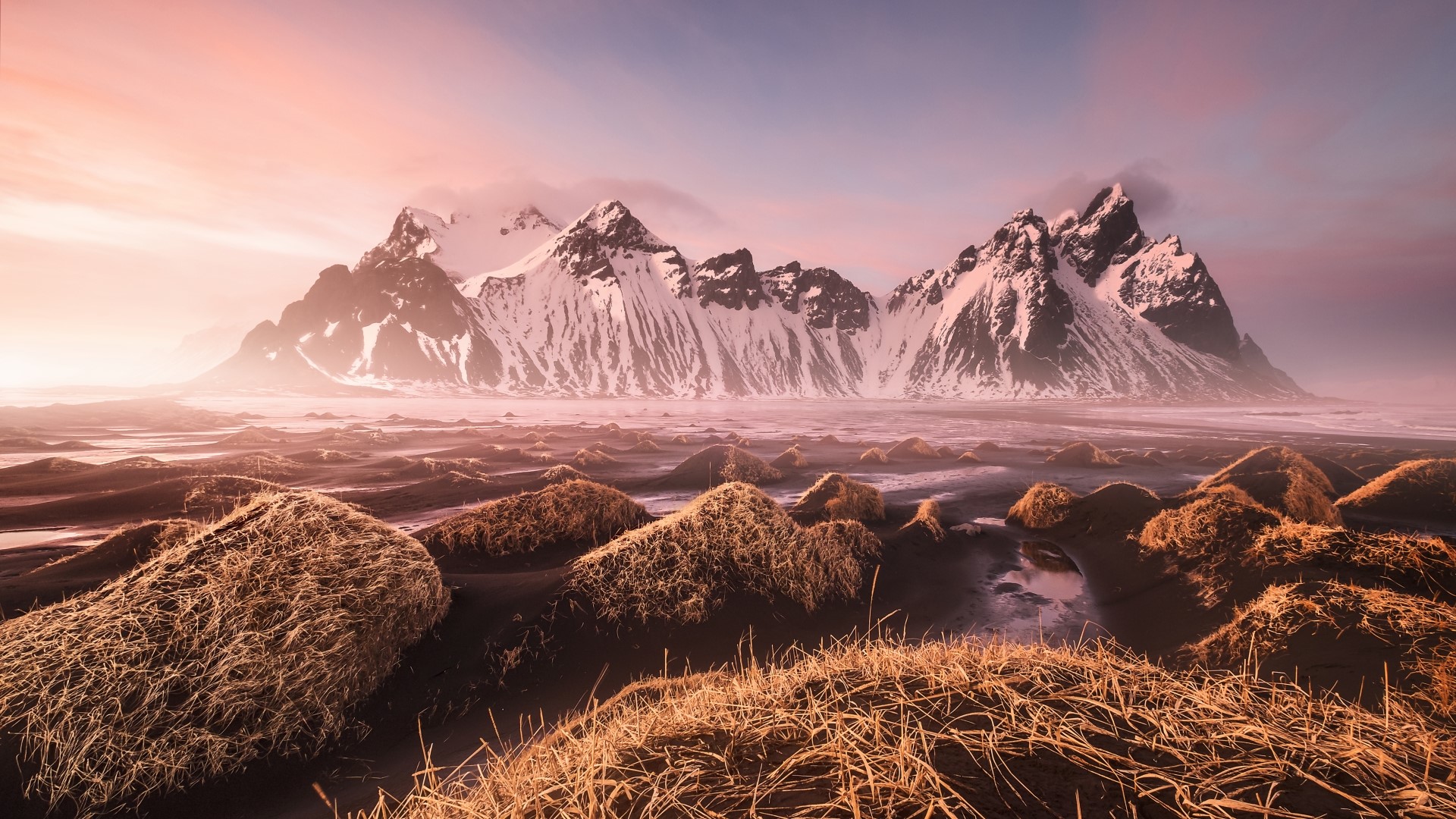 Mount Vestrahorn, Iceland HD Wallpaper
