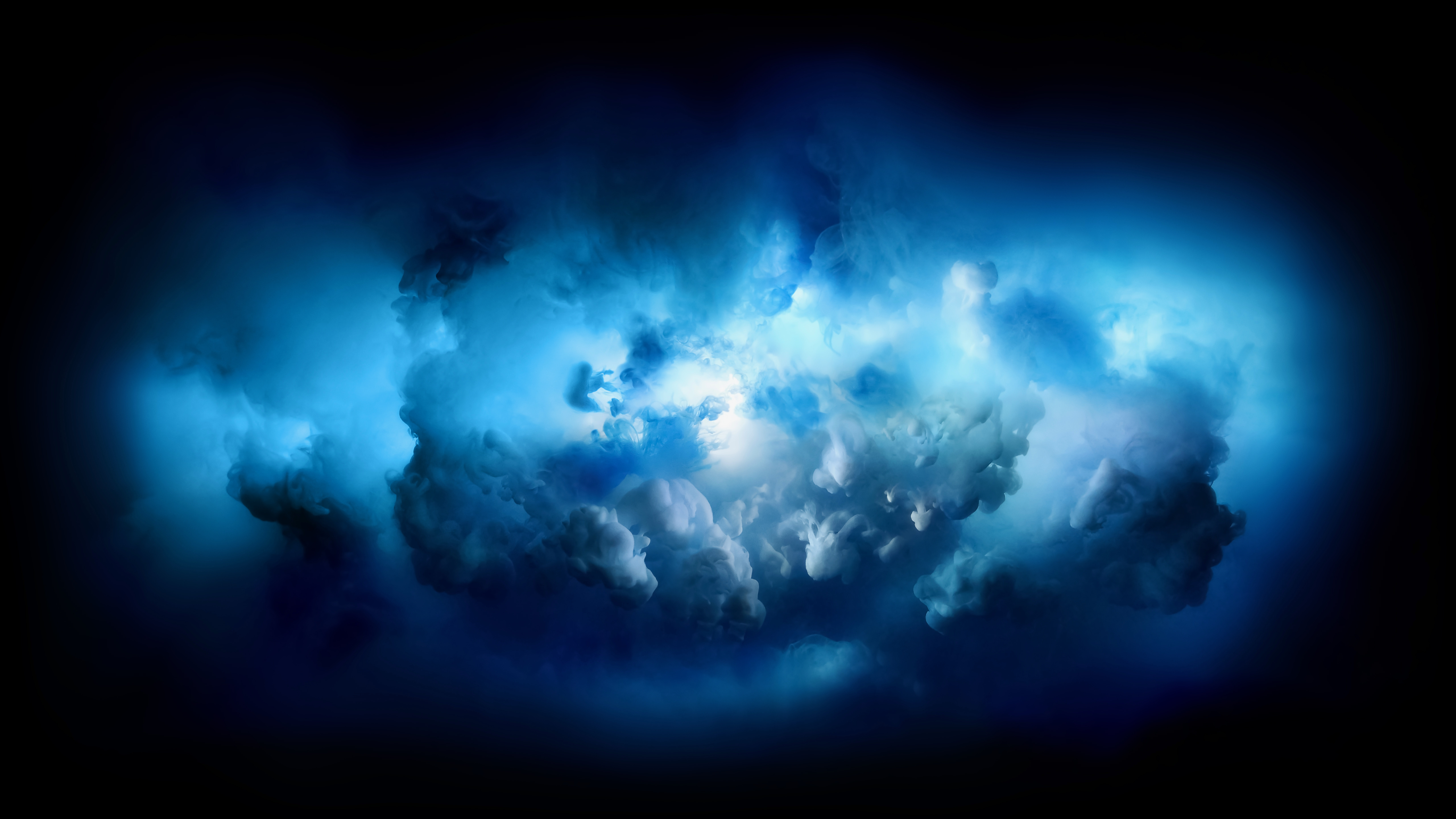 iMac Pro, Stock, 5K, Blue, Clouds HD Wallpaper