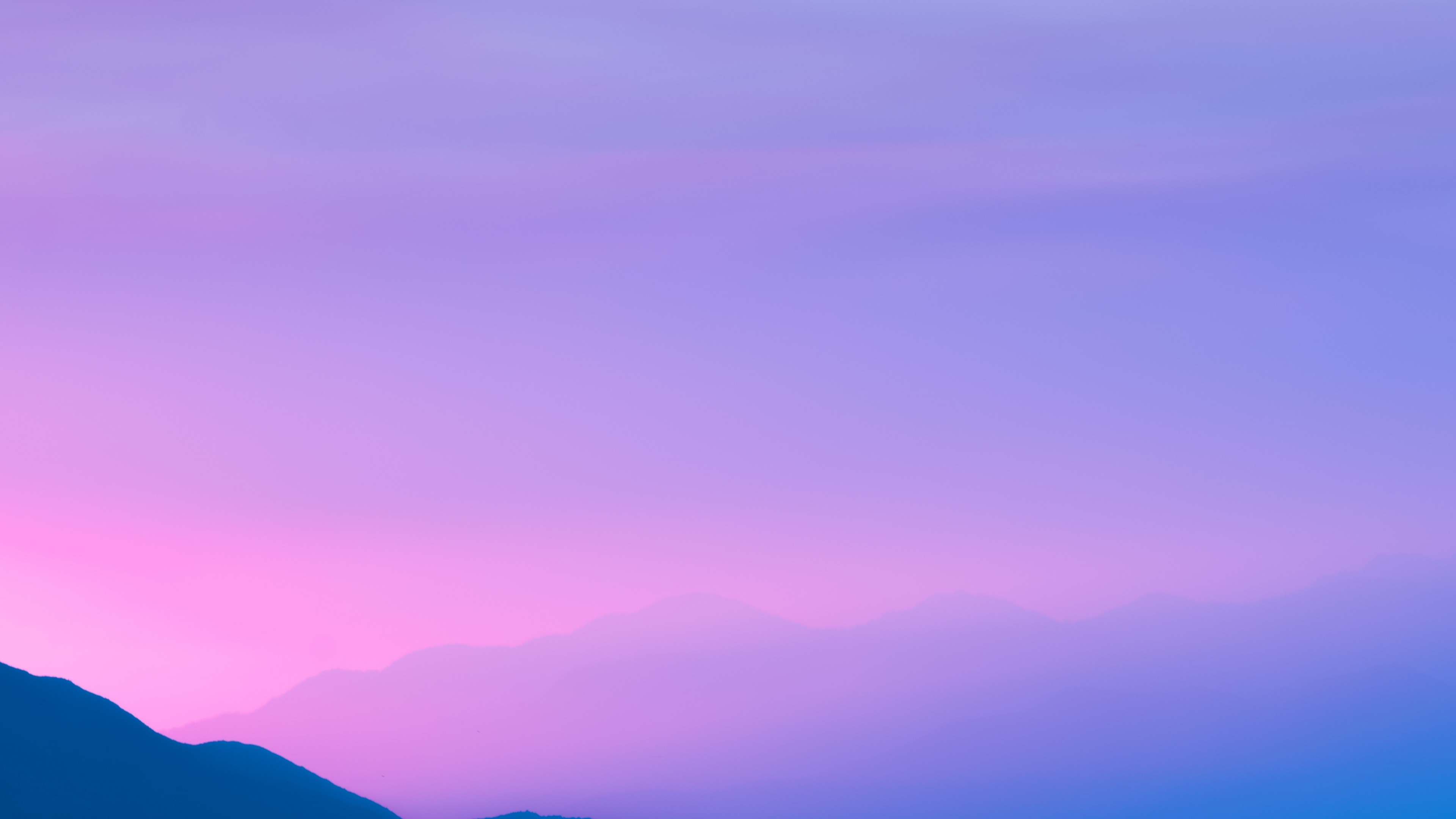 4K Mountain Range at Sunset HD Wallpaper