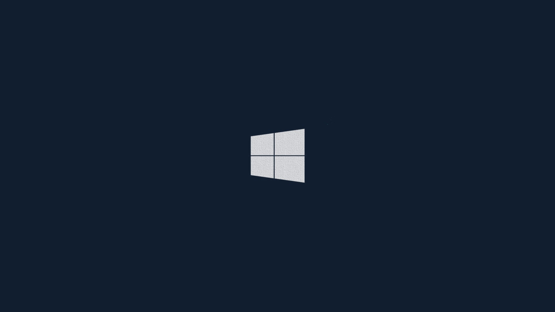 Windows logo on dark blue background HD Wallpaper