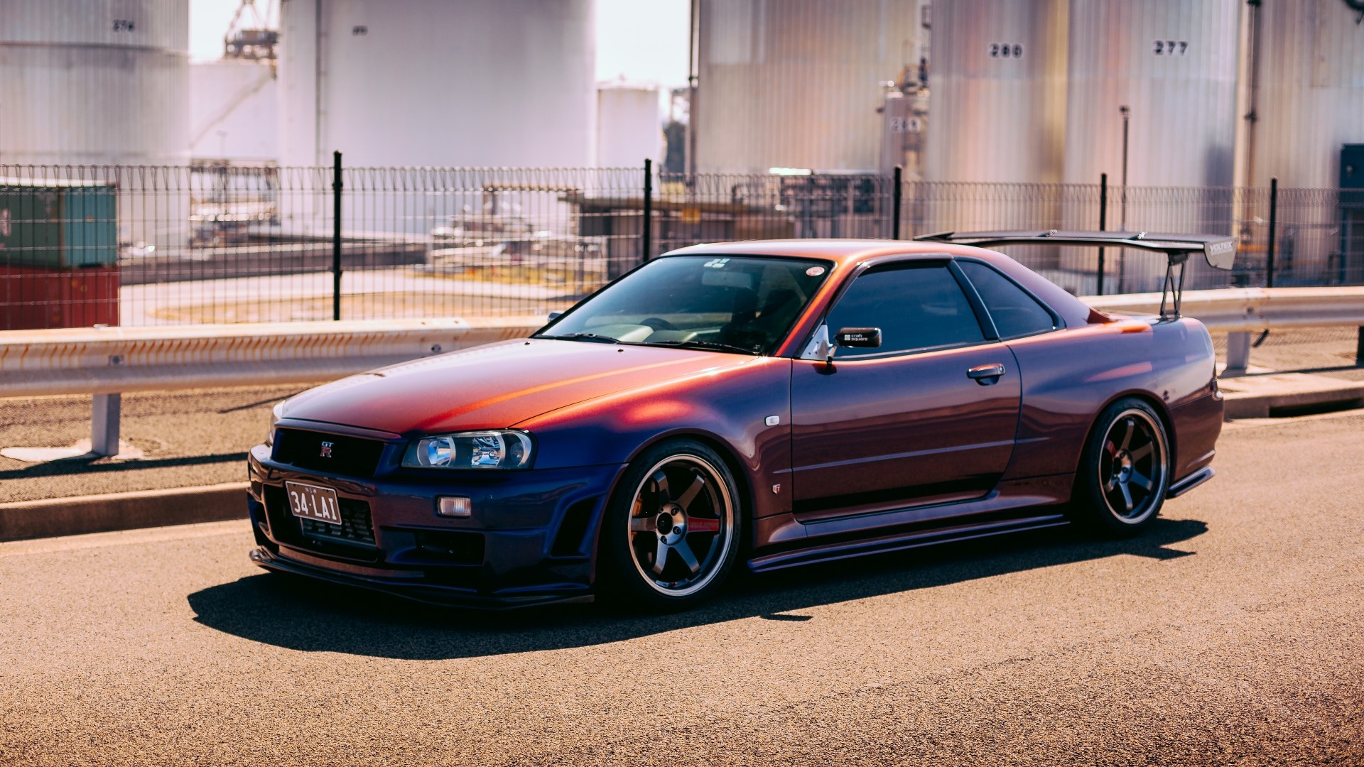 Nissan Skyline GT-R R34 HD Wallpaper