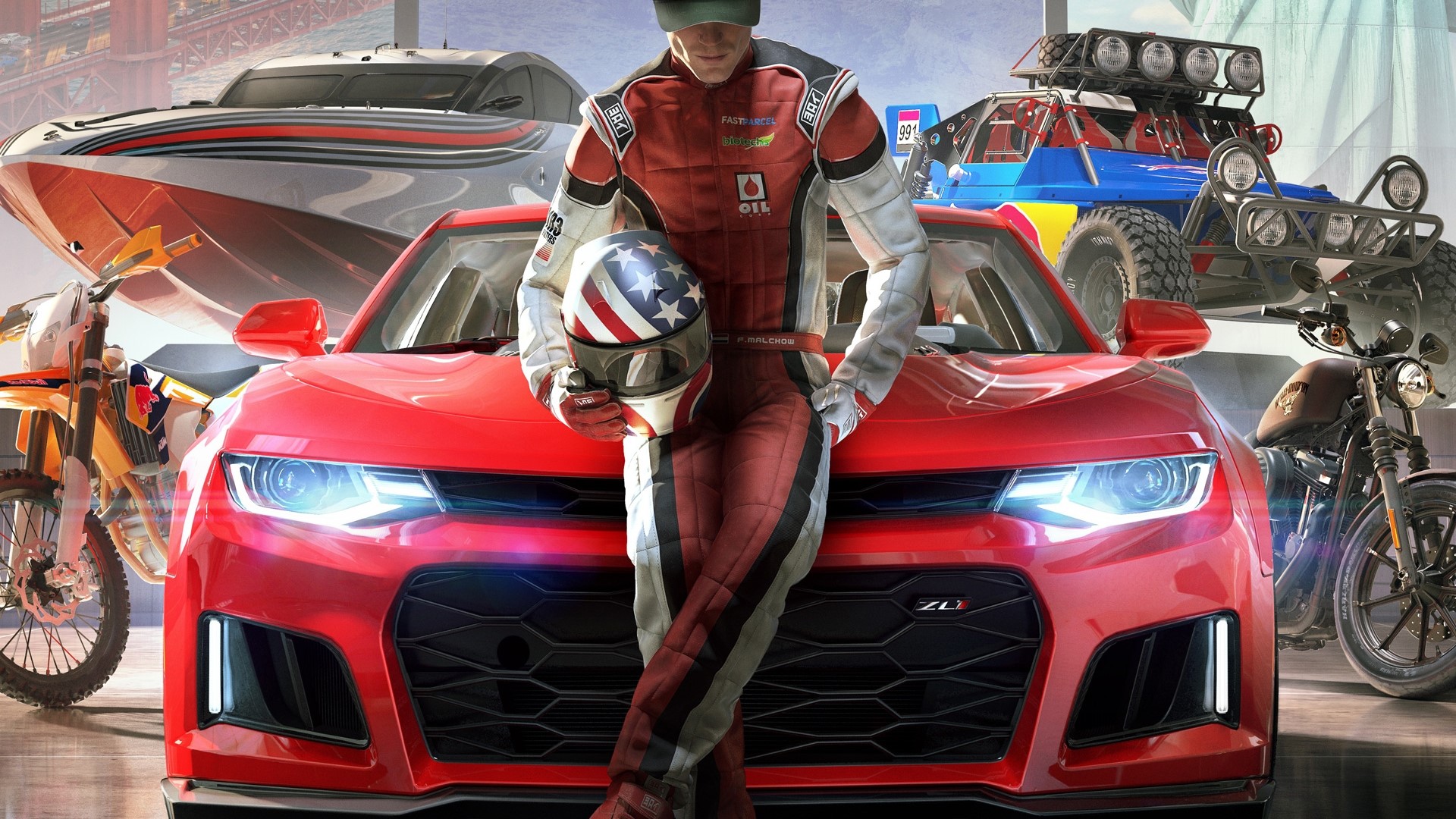 The Crew 2: Racing Driver with Vehicles HD Wallpaper
