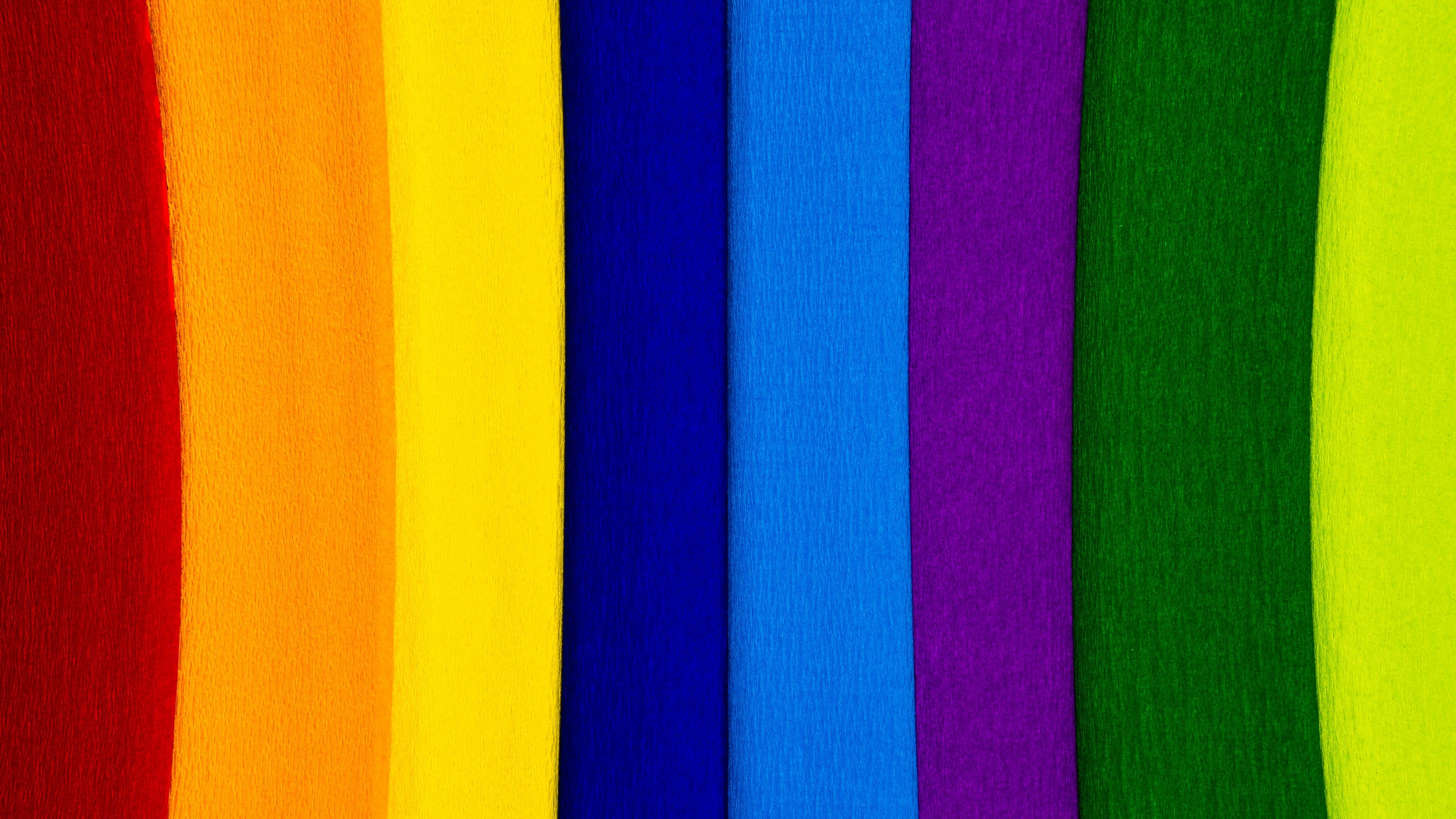 4K Colourful Crepe Paper Stripes HD Wallpaper