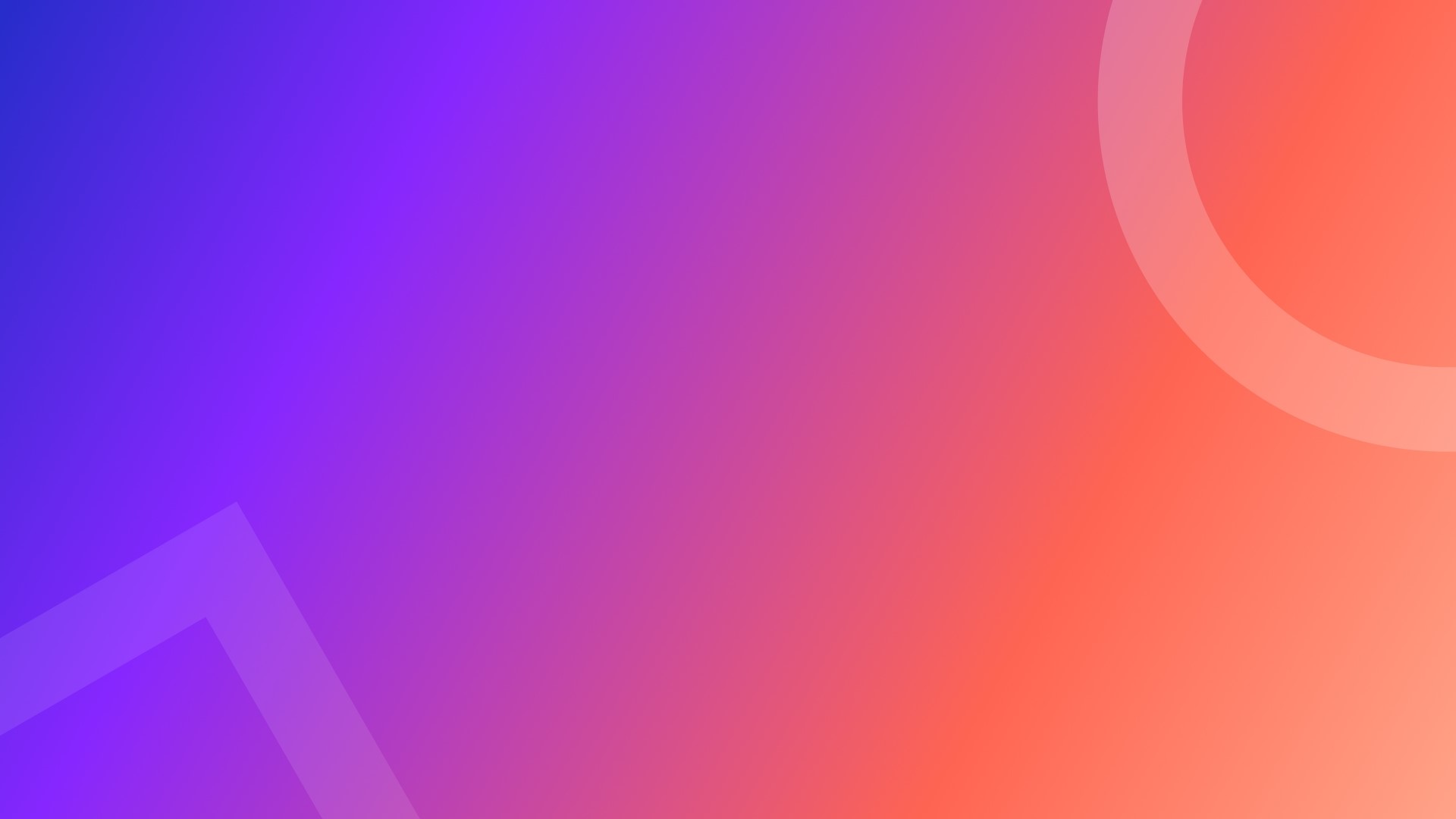 Gradient background with geometric shapes HD Wallpaper