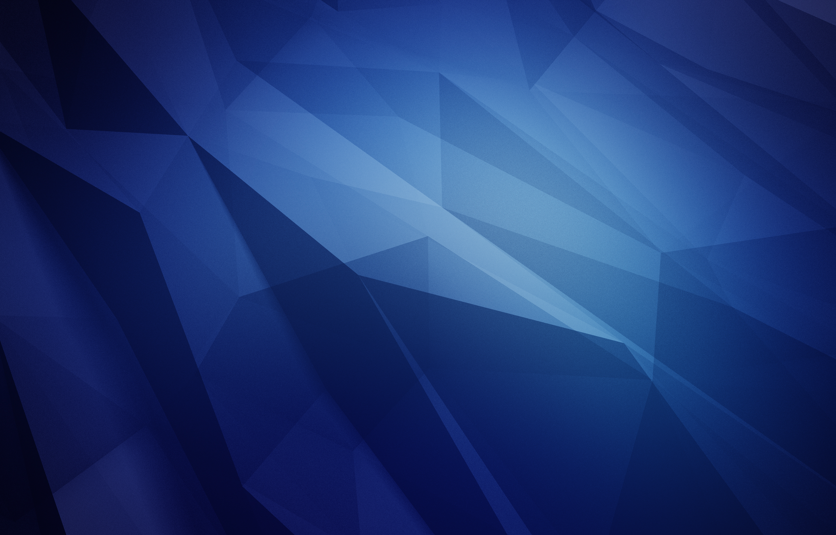 Abstract blue geometric shapes with light effects HD Wallpaper
