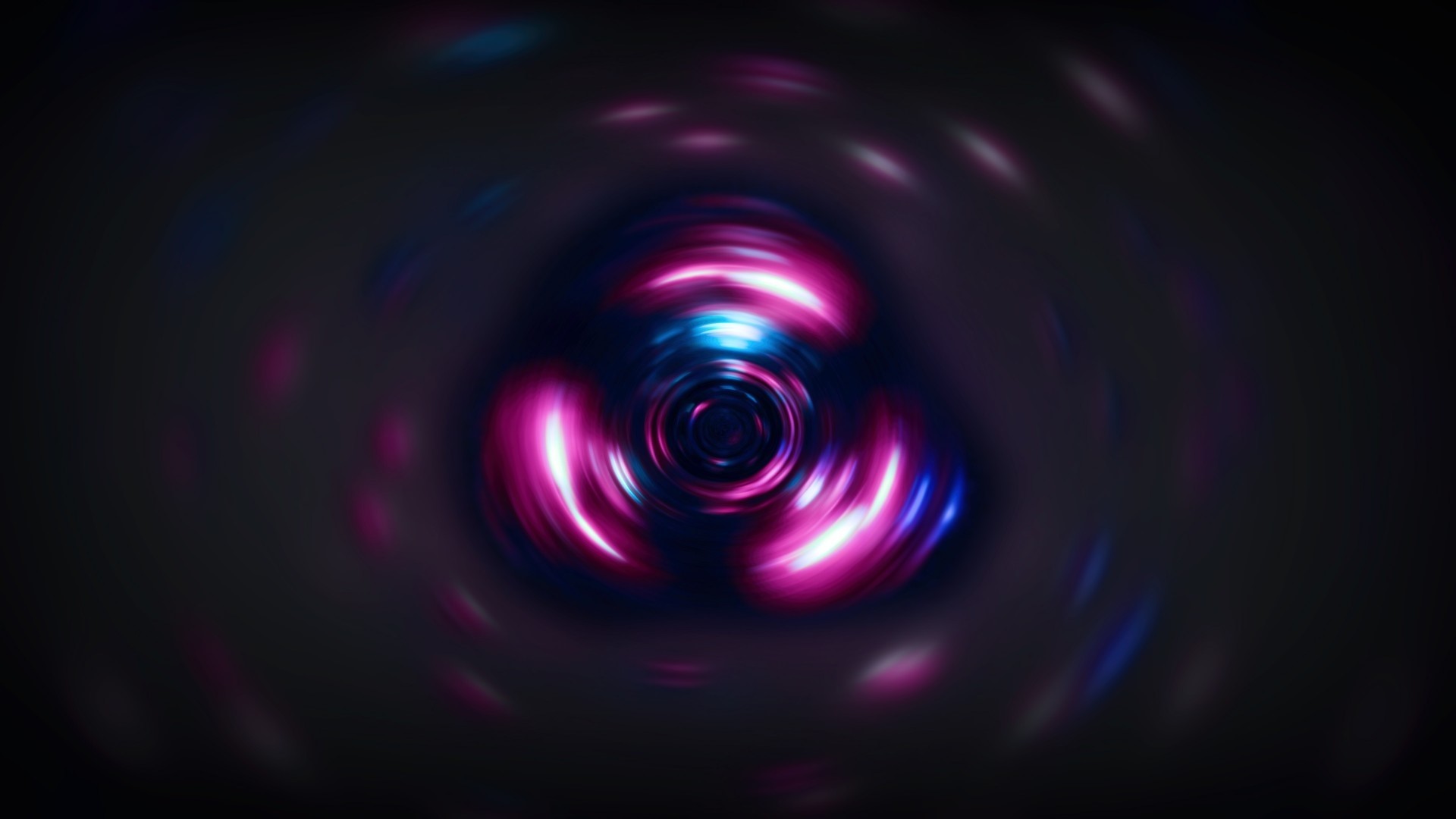 Radial Blur Spinner with Pink and Blue Lights HD Wallpaper