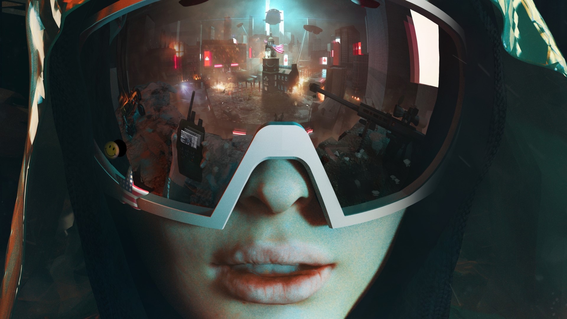 Homefront The Revolution character with goggles HD Wallpaper