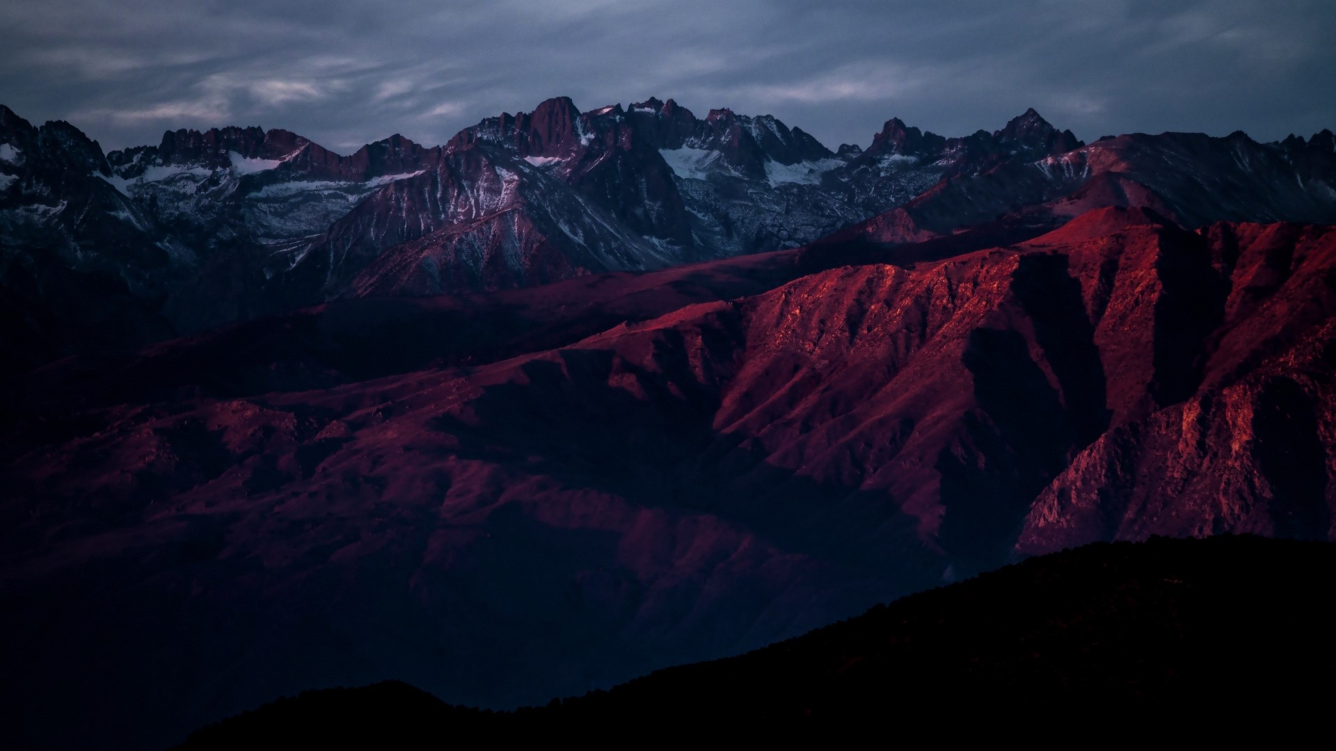 The Red Landscape Mountains HD Wallpaper