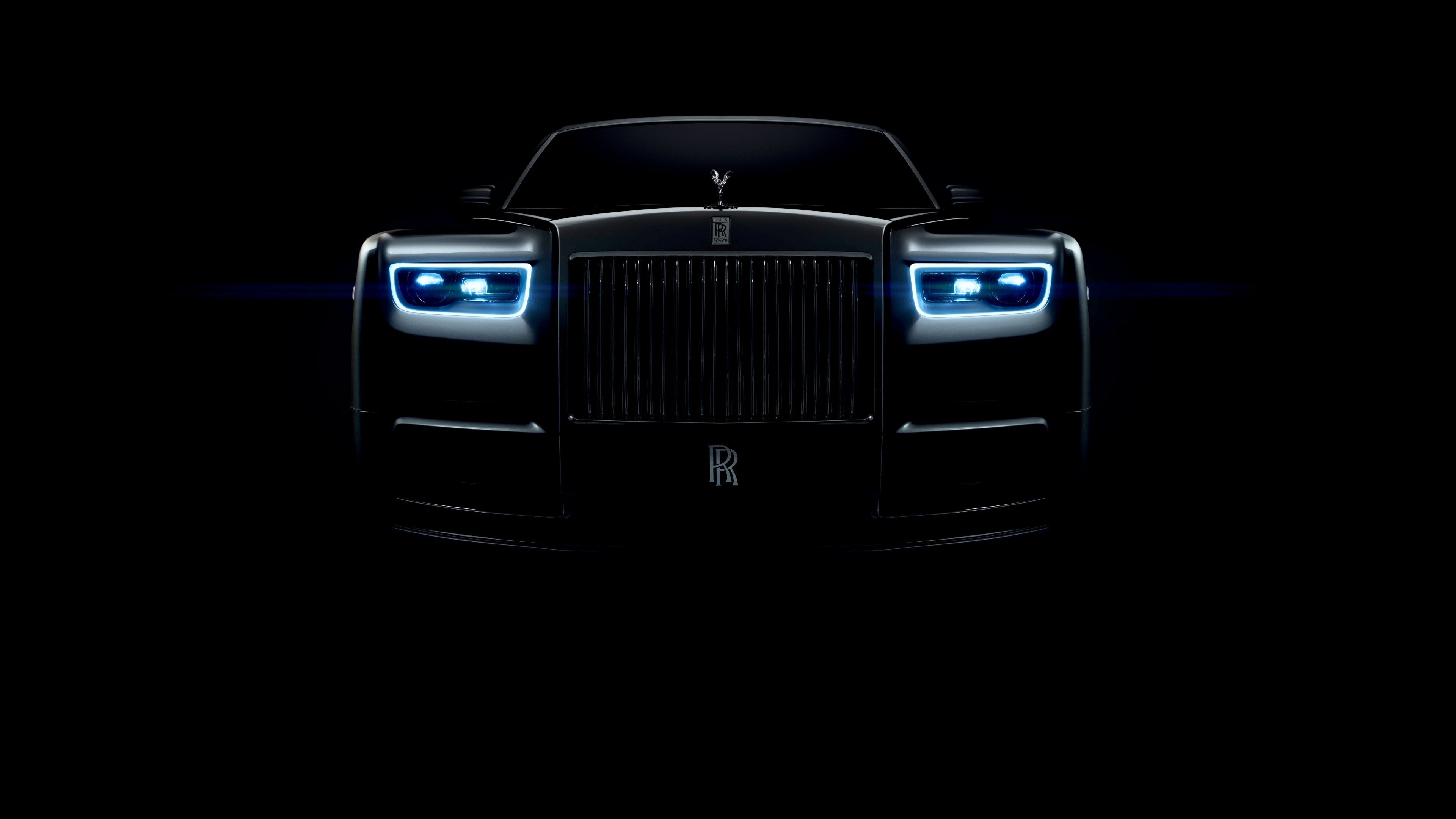 4K Rolls-Royce Phantom Front View HD Wallpaper