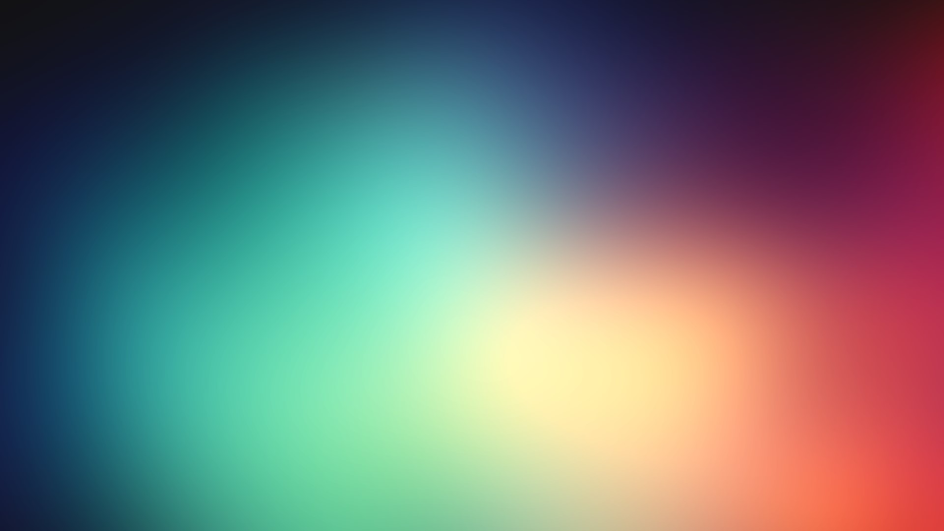 Blurred gradient with multiple colors HD Wallpaper