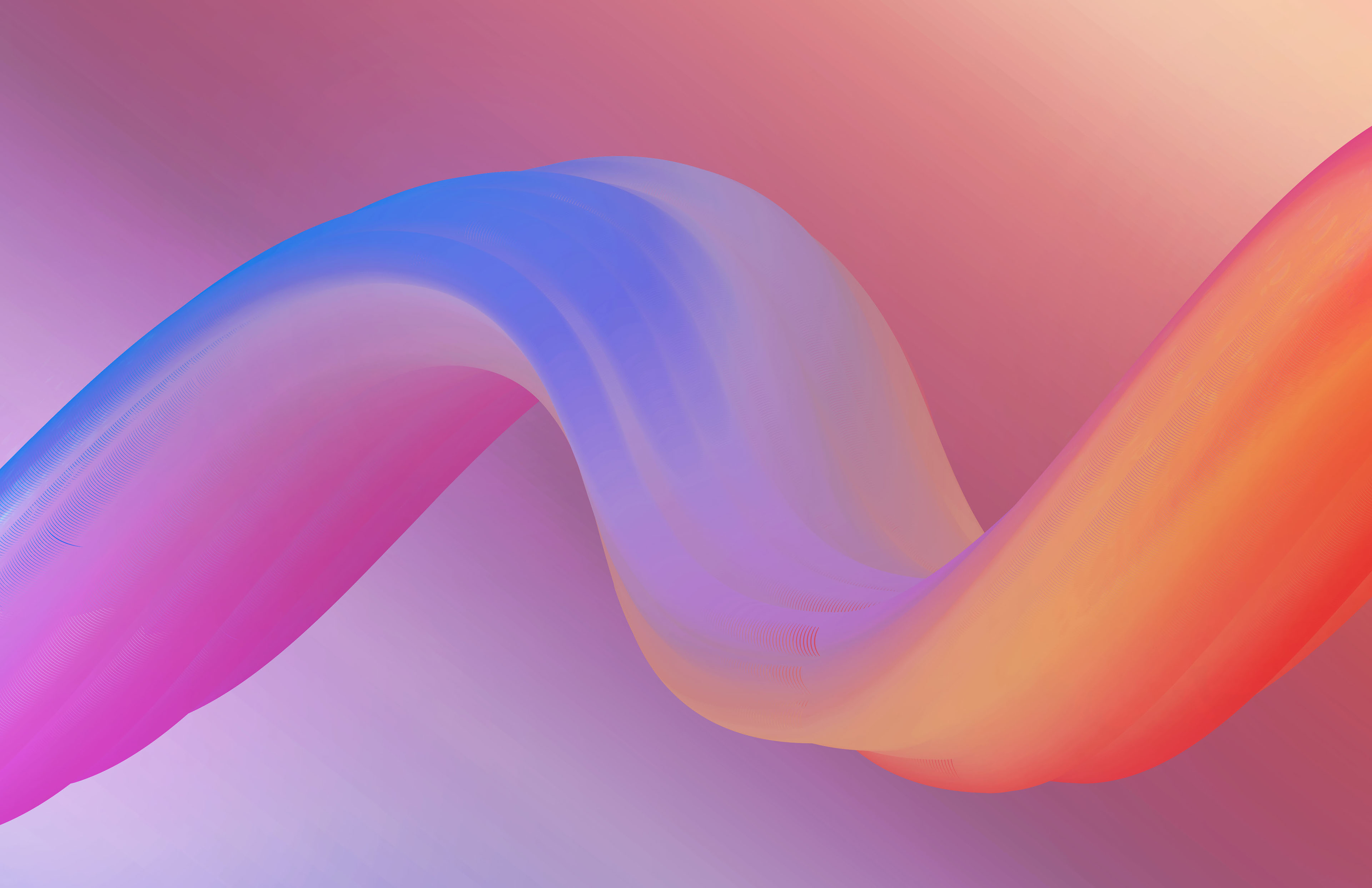 Colorful 4K Waves HD Wallpaper