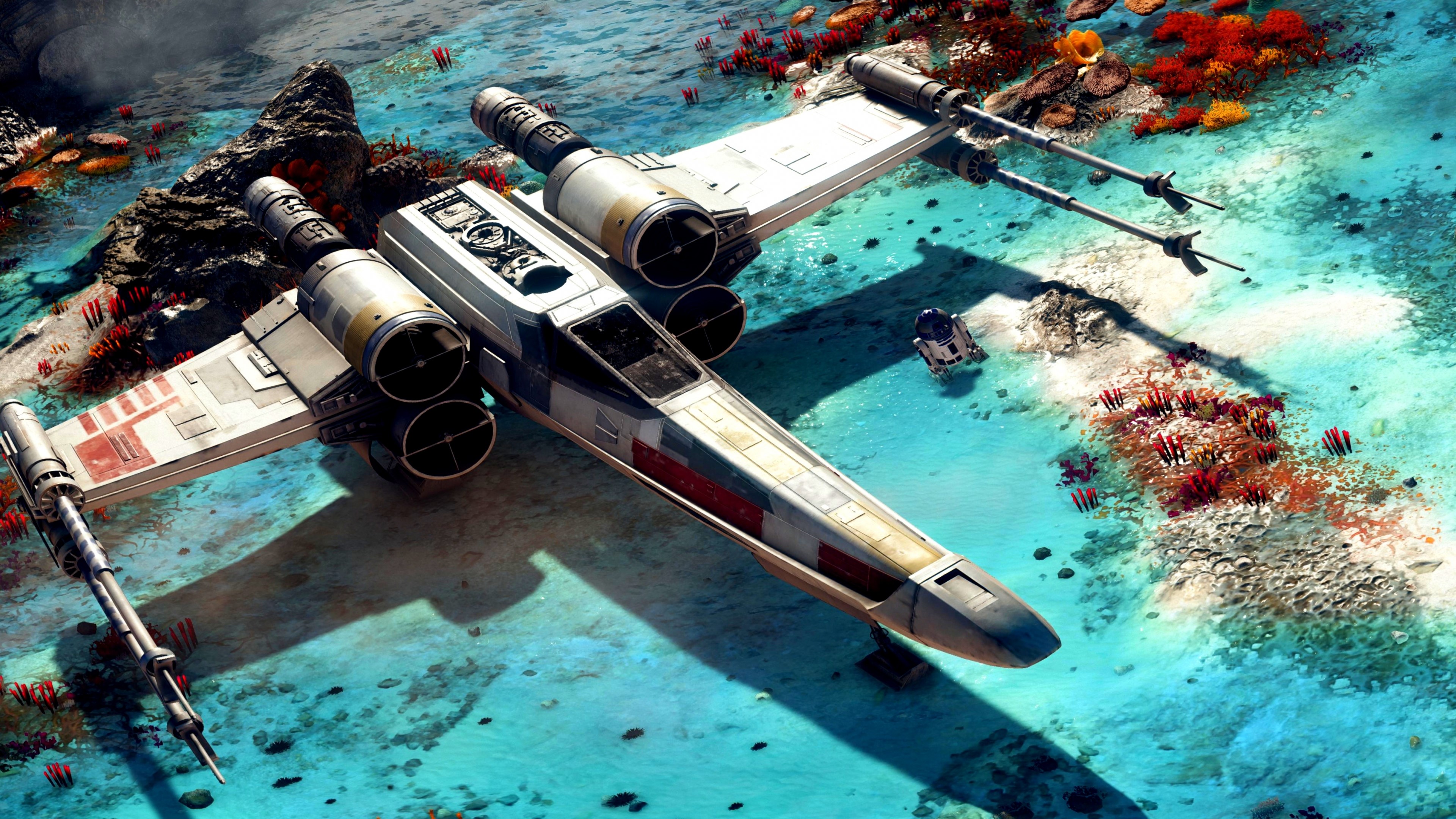 4K Star Wars Battlefront II X-Wing HD Wallpaper