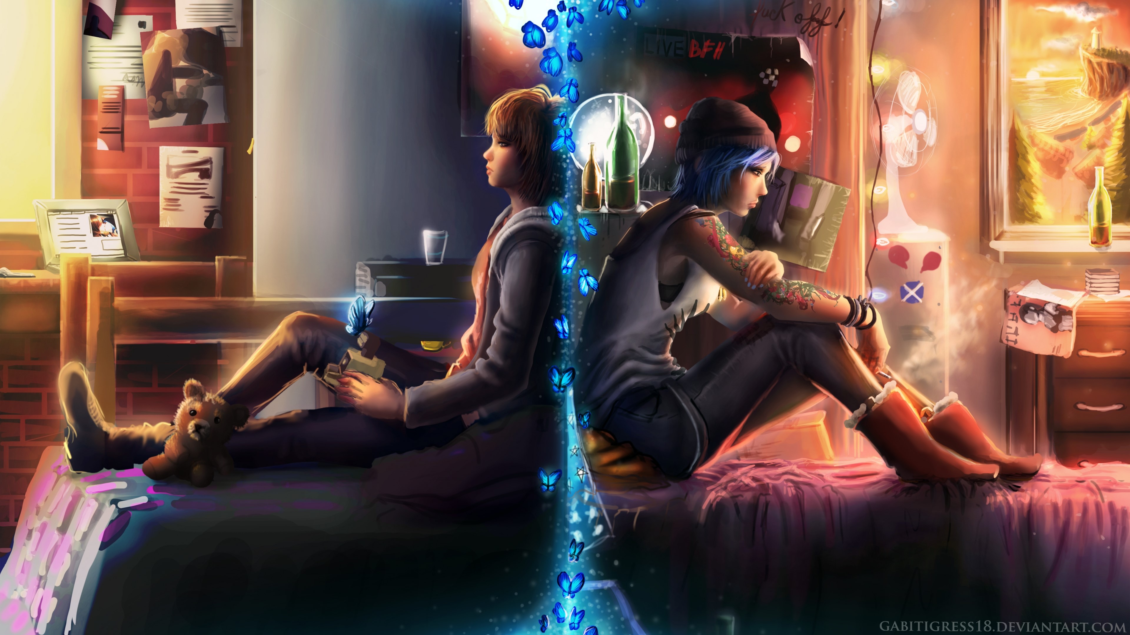 Max Caulfield and Chloe Price from Life is Strange HD Wallpaper