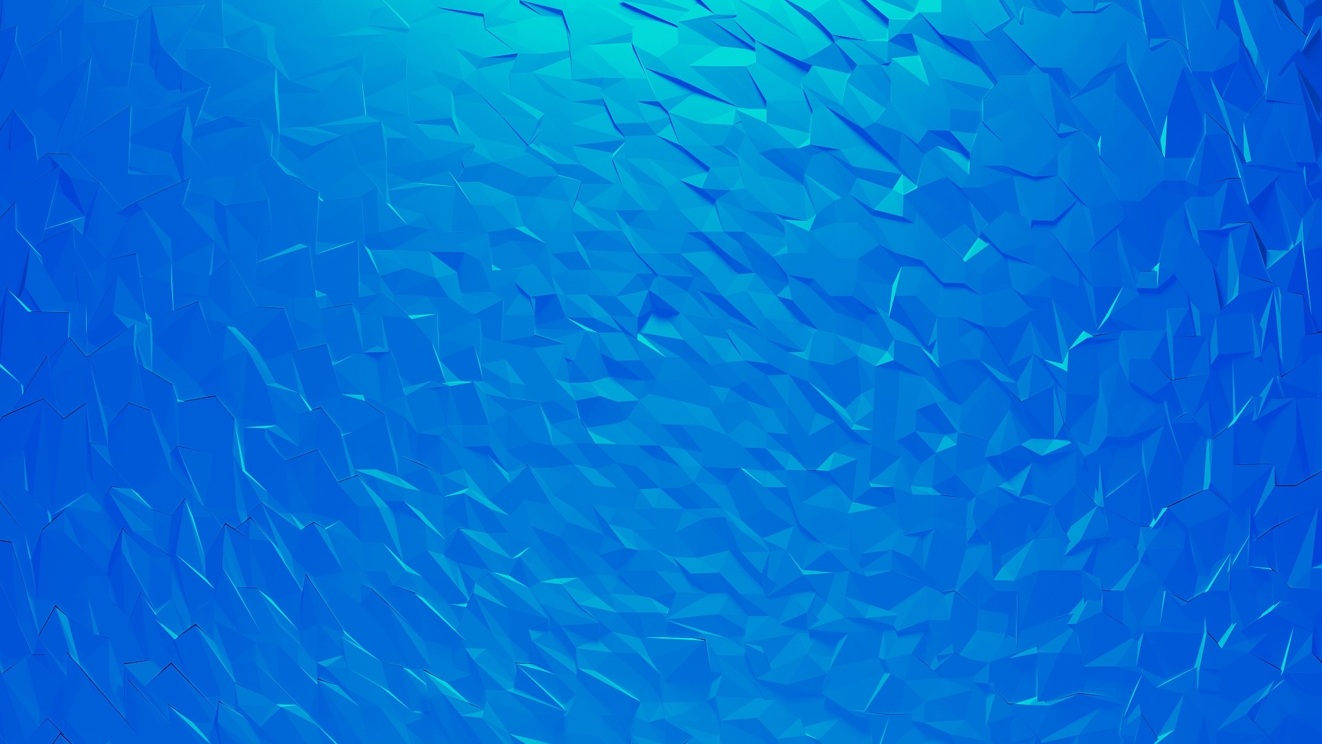 Abstract Blue Low Poly Geometric Pattern HD Wallpaper