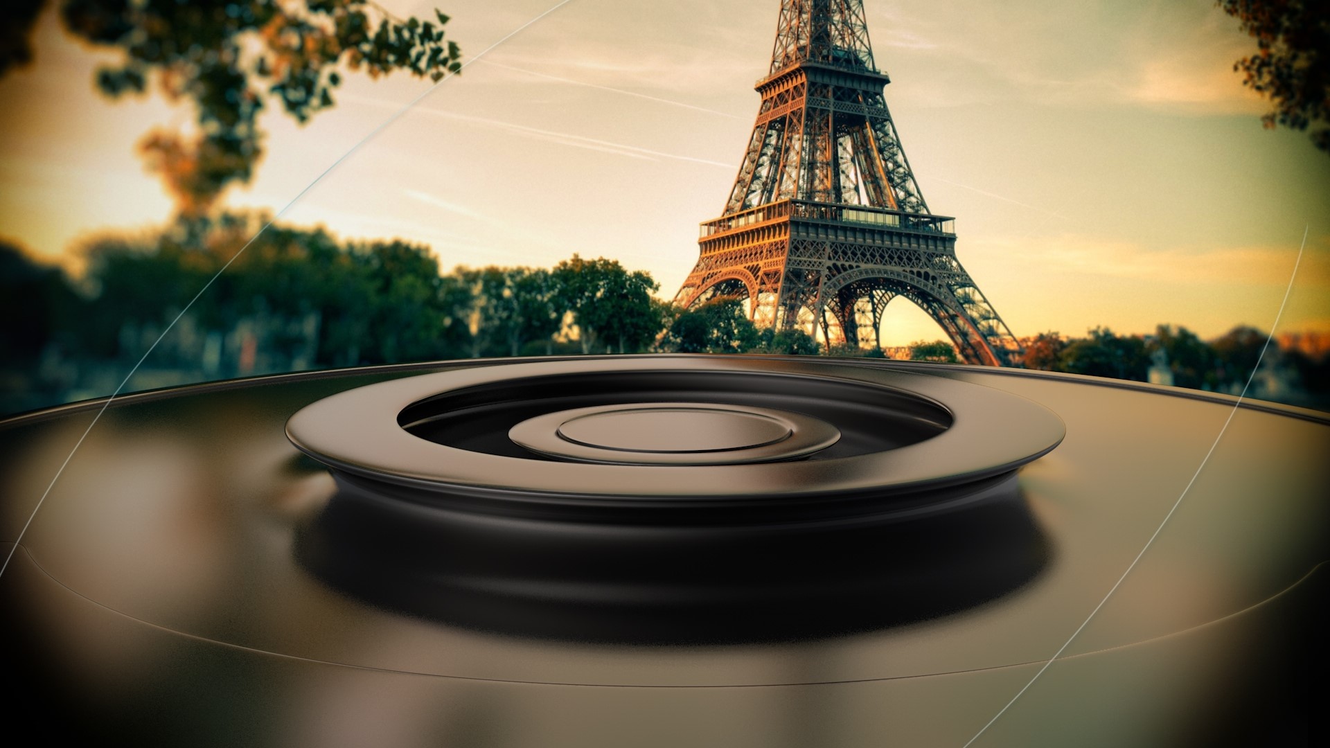 Eiffel Tower in Paris HD Wallpaper