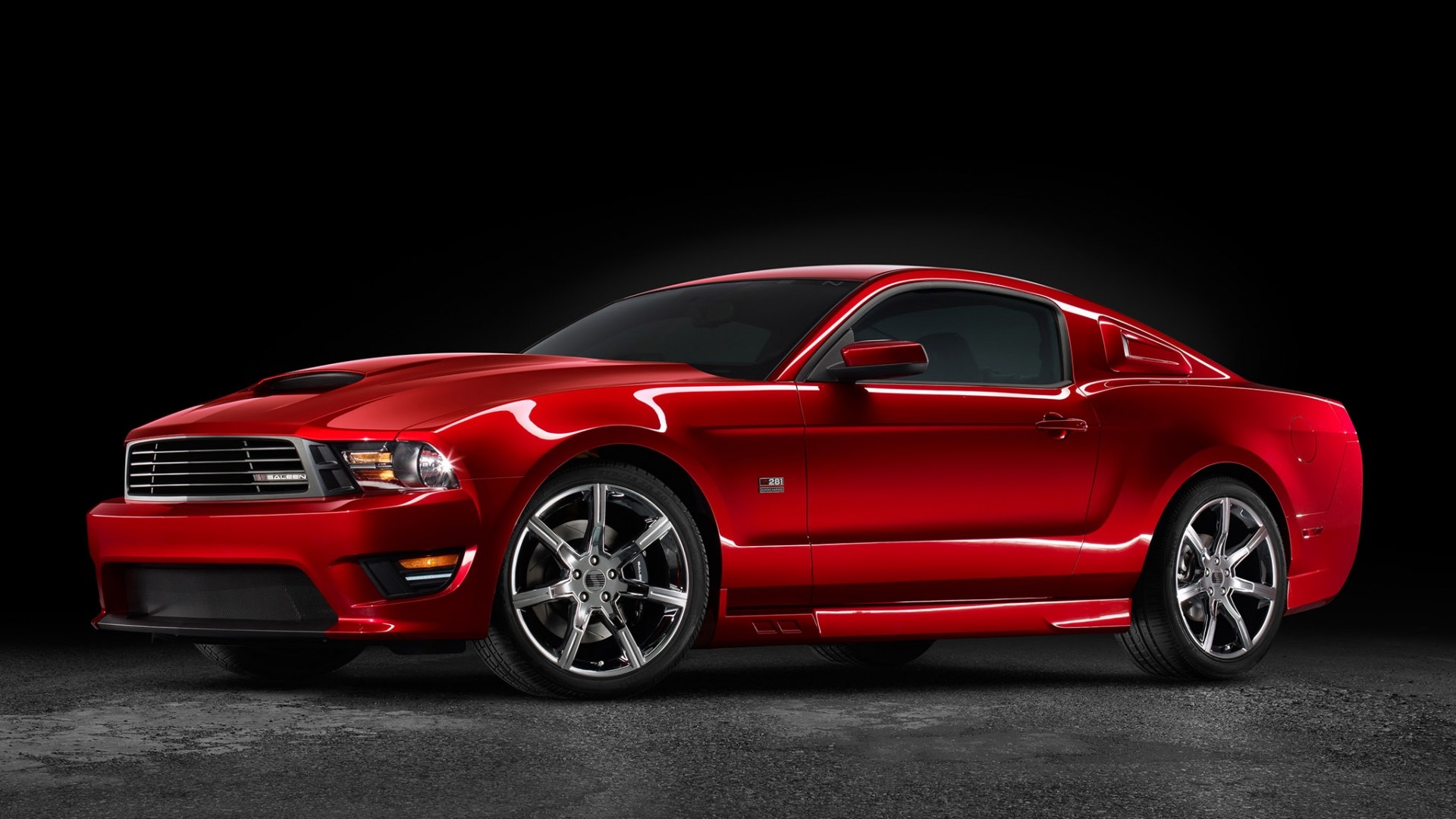 Red Ford Mustang GT HD Wallpaper