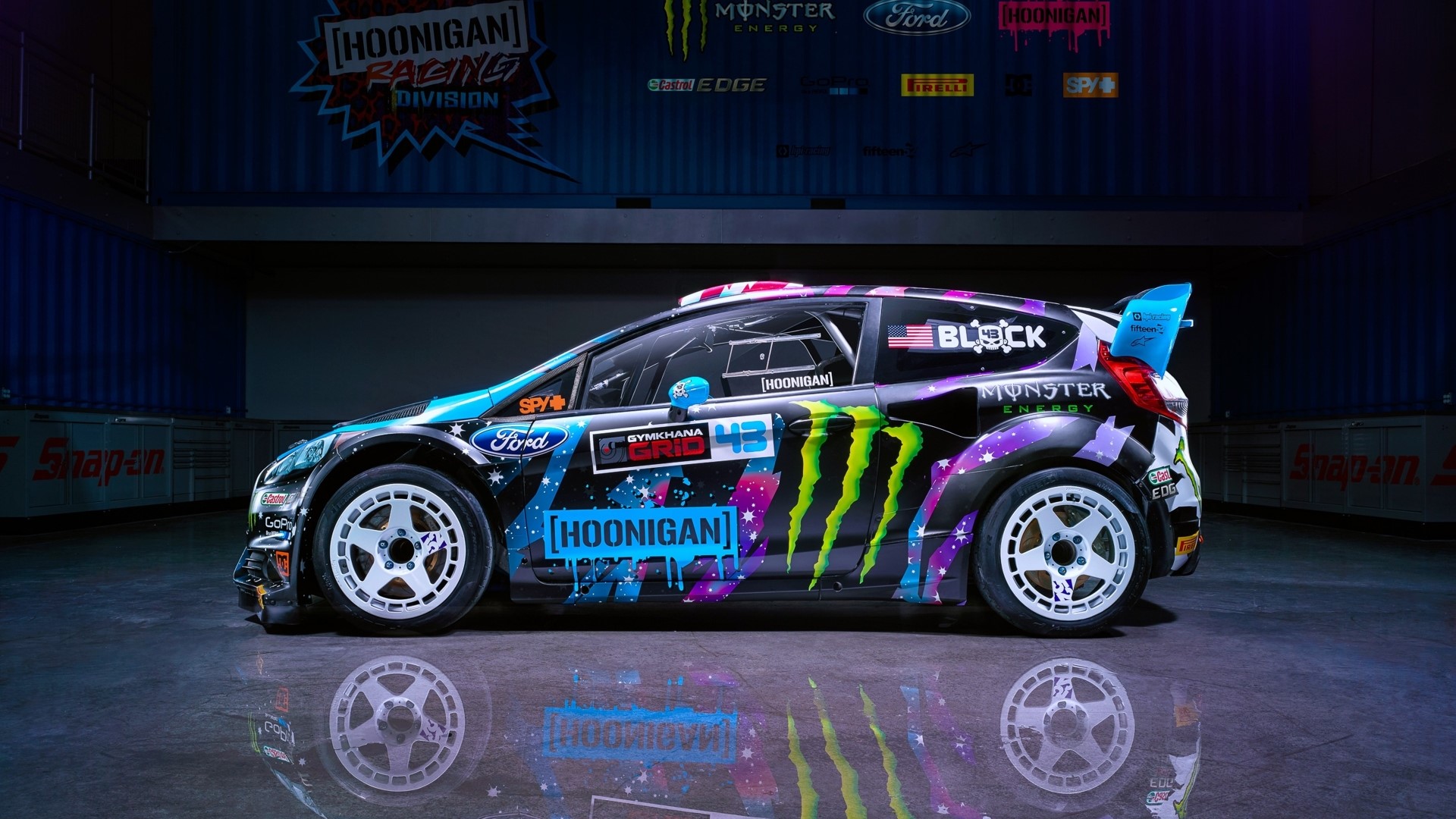 Ford Fiesta Hoonigan Racing Division HD Wallpaper