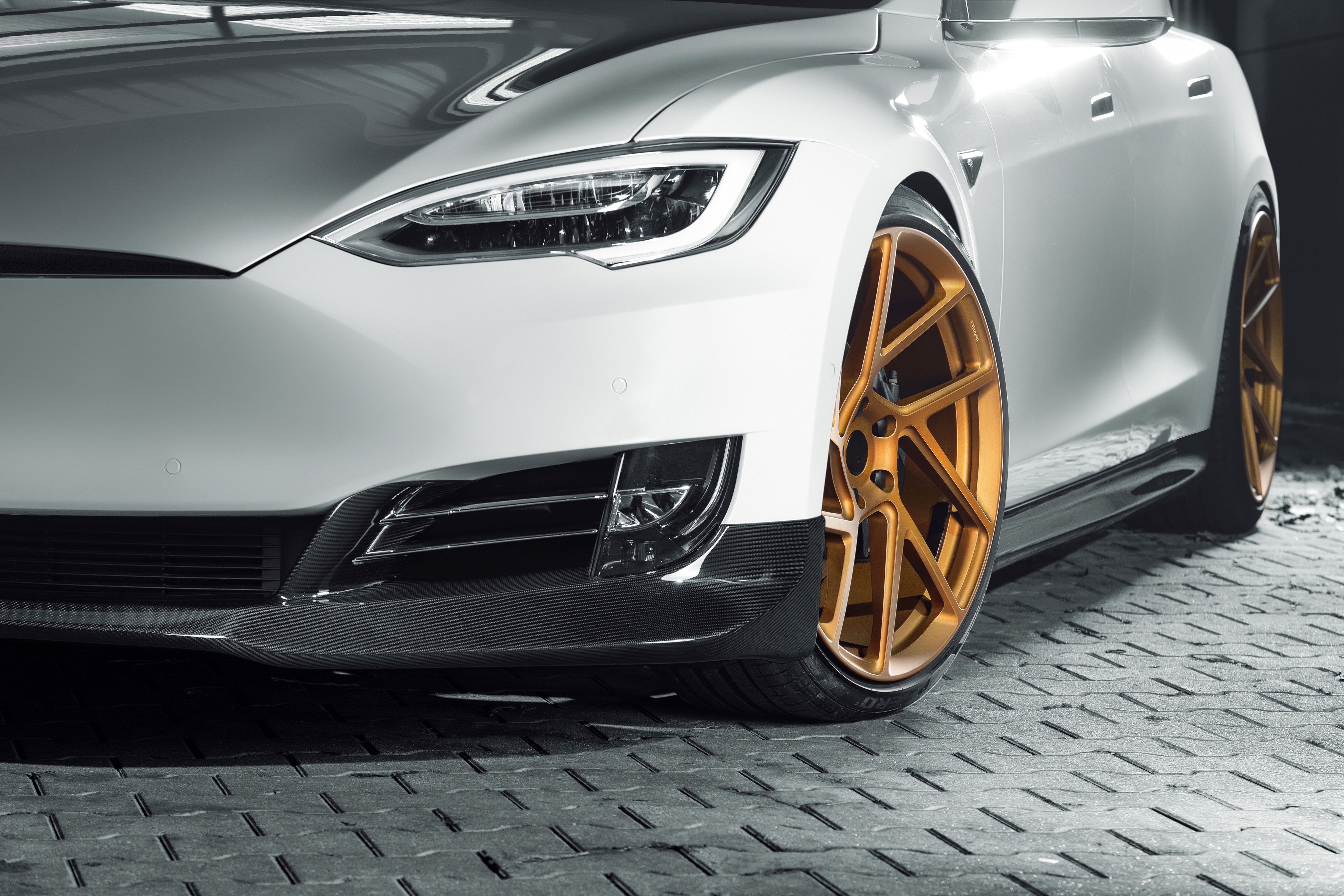 4K Tesla Model S Novitec HD Wallpaper