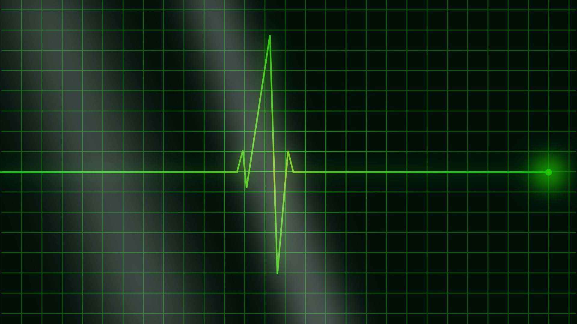 Pulse line on a grid HD Wallpaper