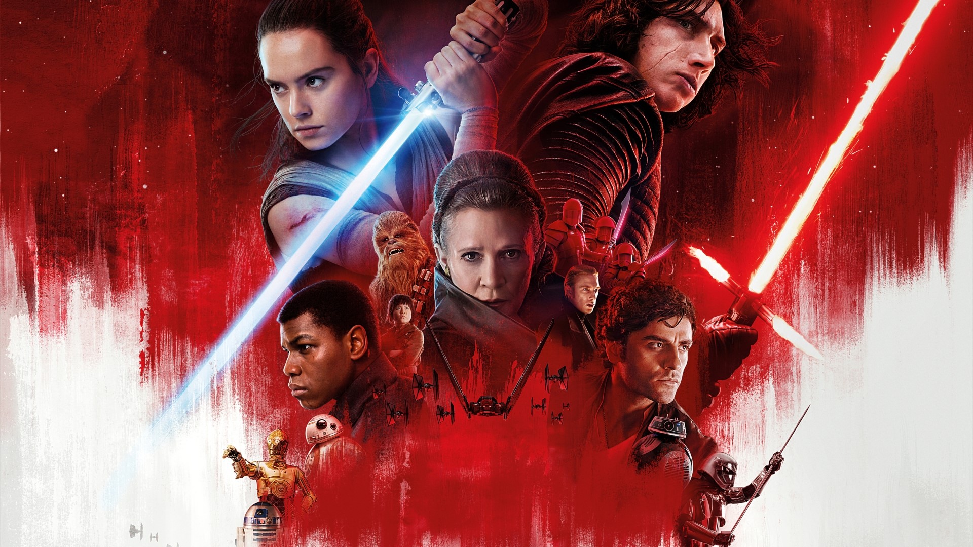 Star Wars Episode VIII The Last Jedi poster HD Wallpaper