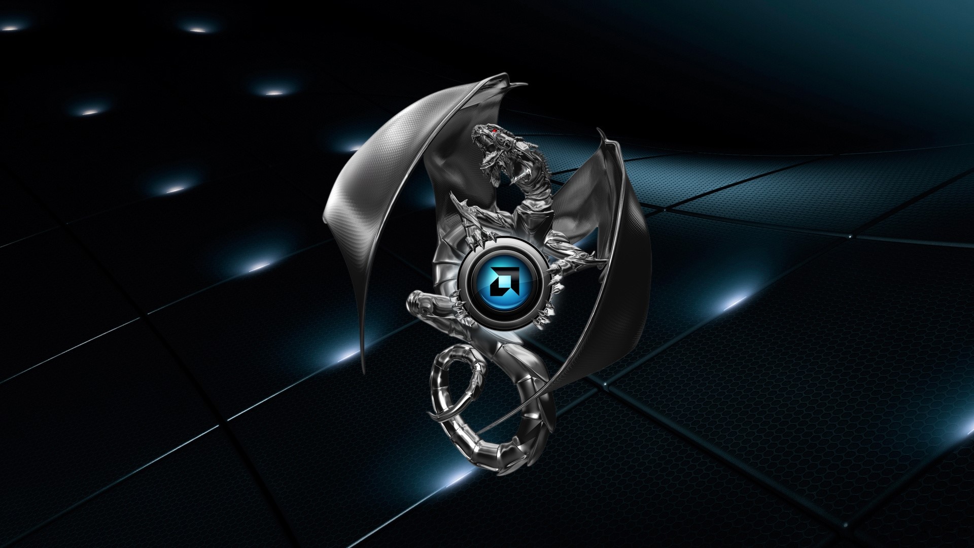 AMD Dragon Logo HD Wallpaper