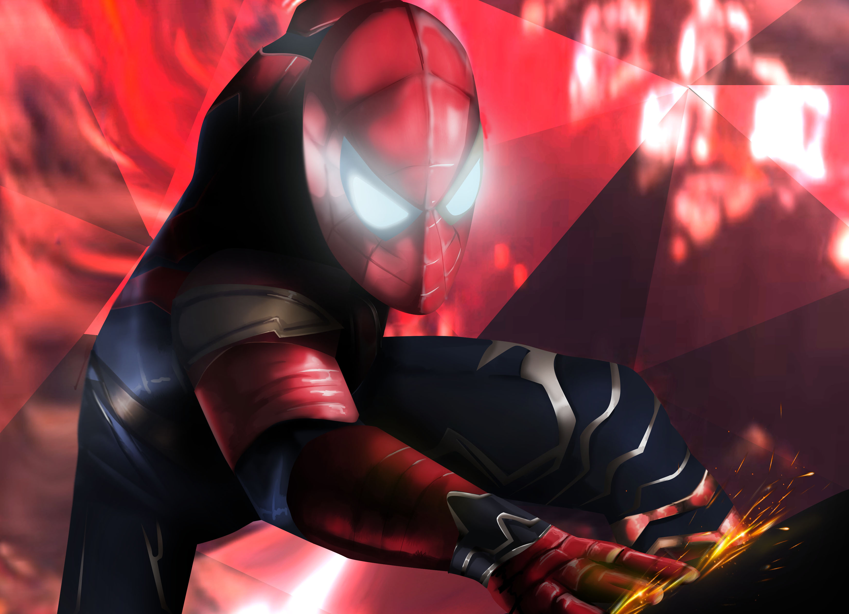 Spider-Man from Avengers: Infinity War HD Wallpaper