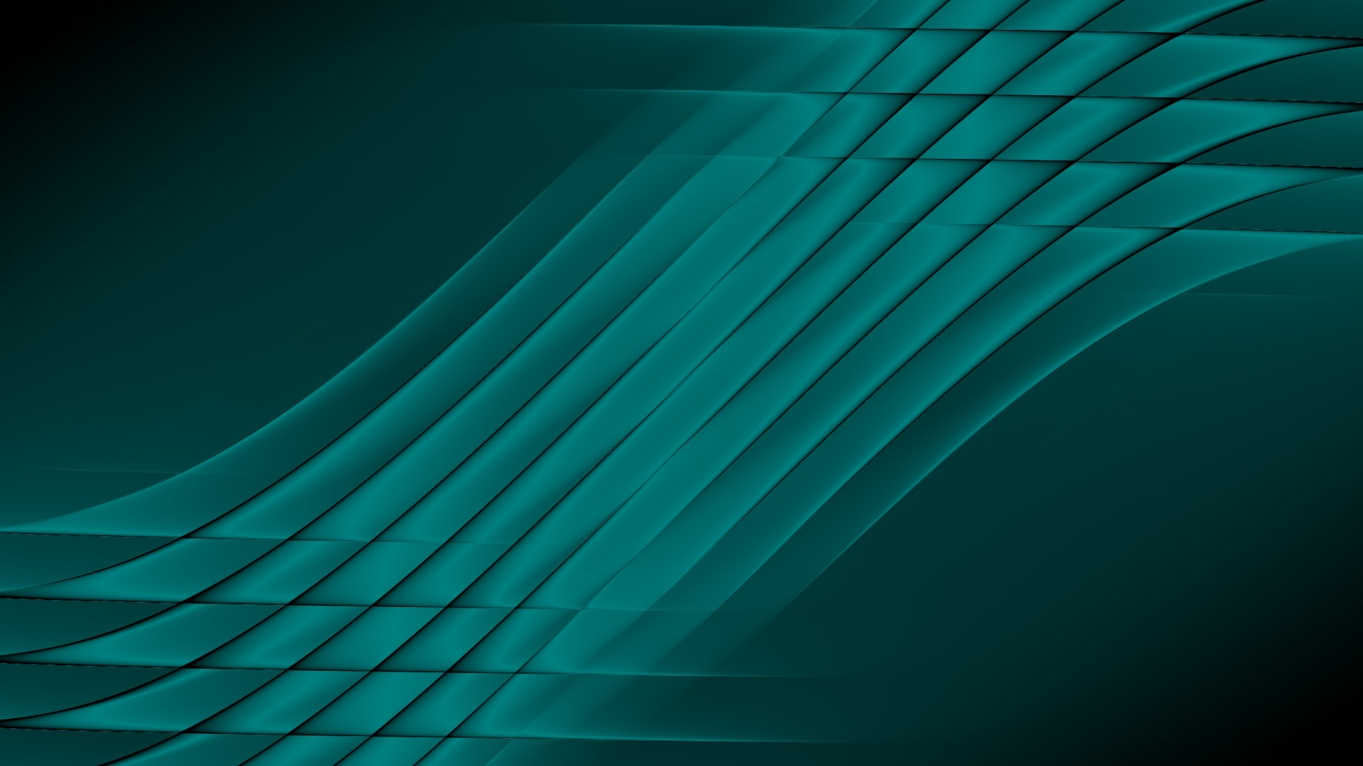 Teal abstract lines pattern HD Wallpaper