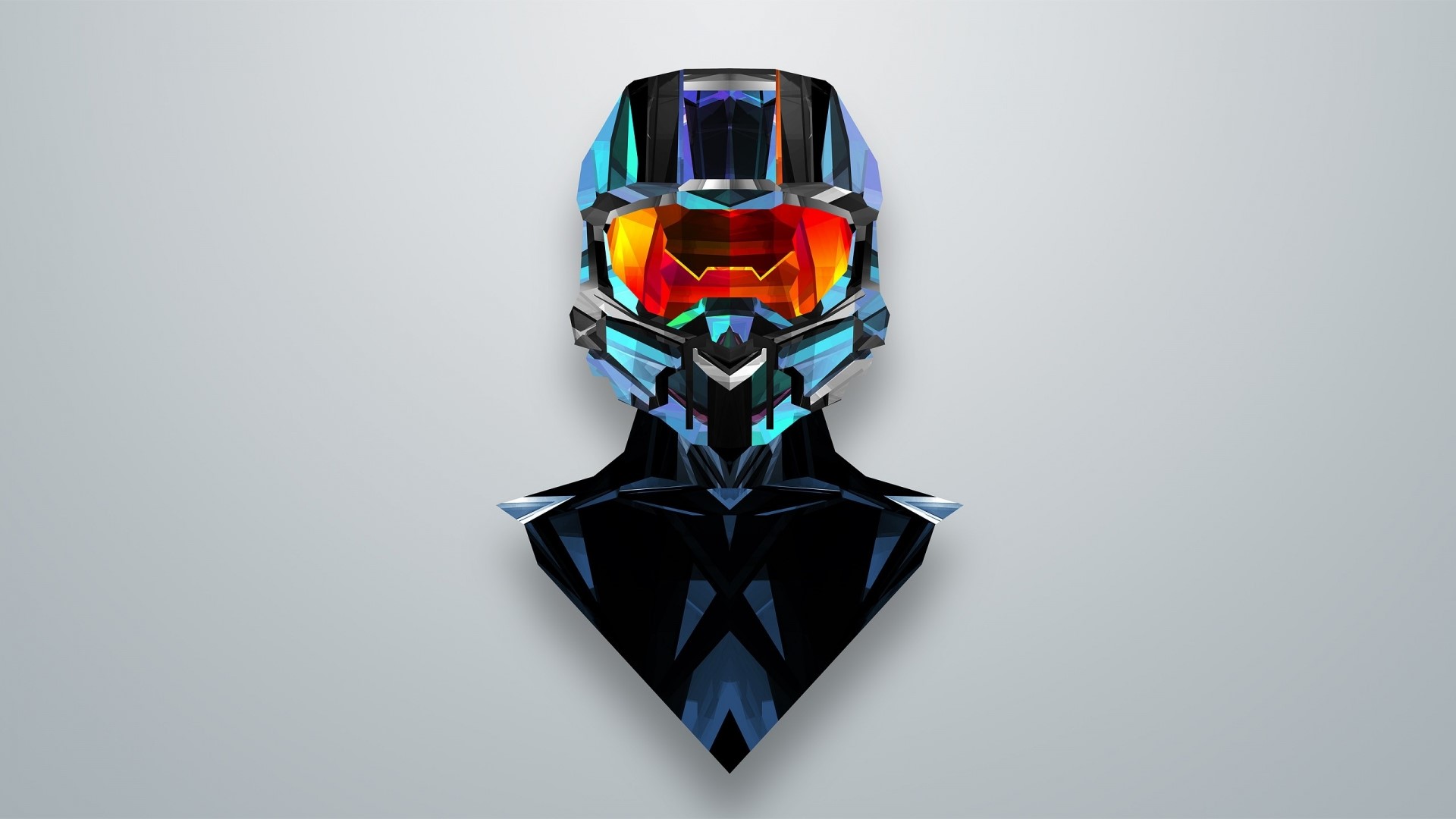 Master Chief helmet from Halo HD Wallpaper