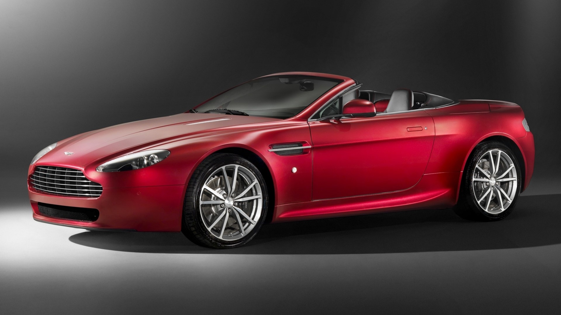 Red Aston Martin Convertible HD Wallpaper