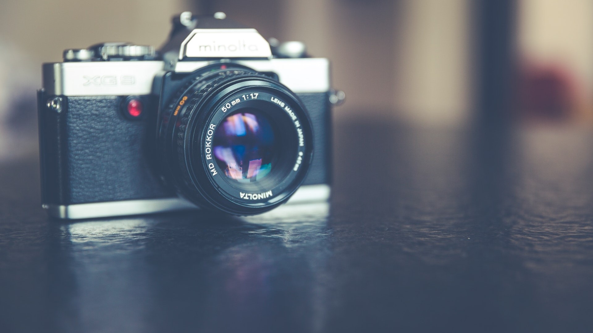 Minolta XG-M 35mm Film Camera with Rokkor Lens HD Wallpaper