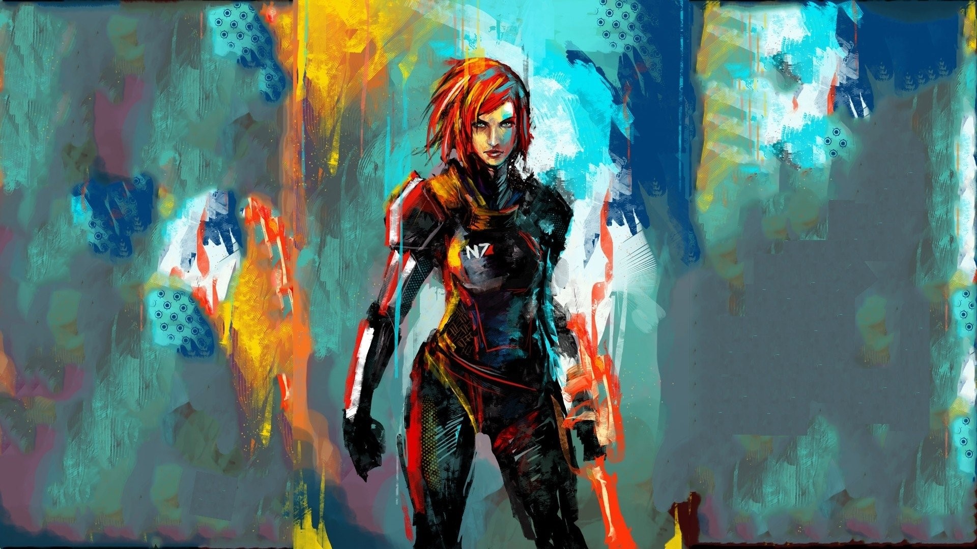 Commander Shepard from Mass Effect HD Wallpaper