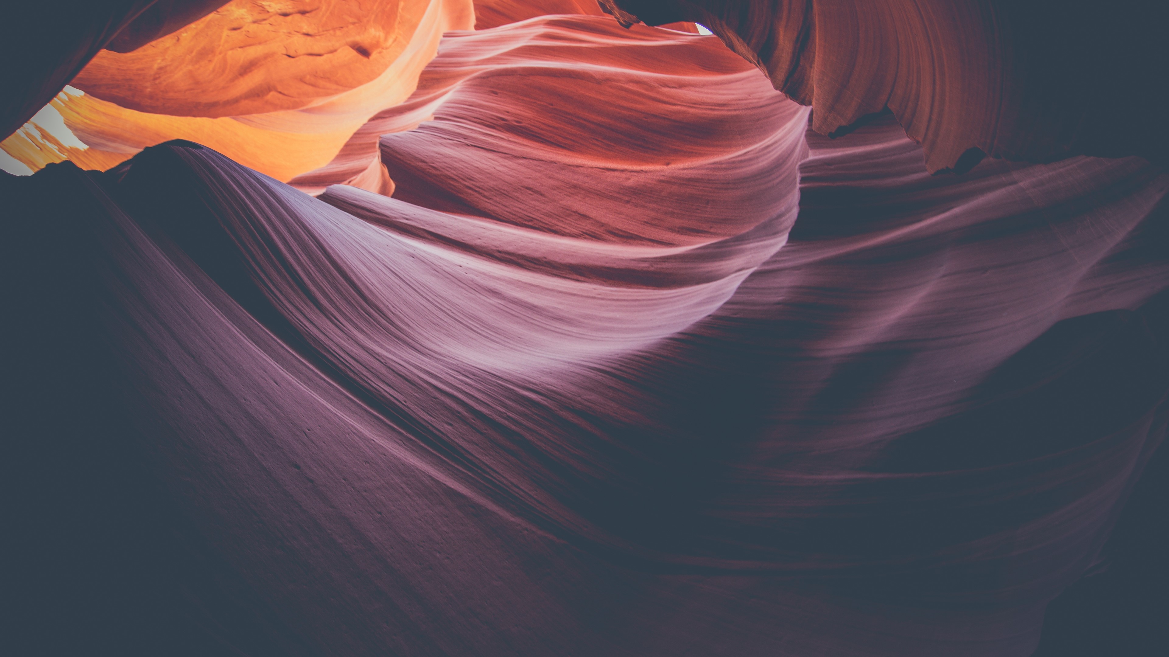 Antelope Canyon Rock Formations HD Wallpaper