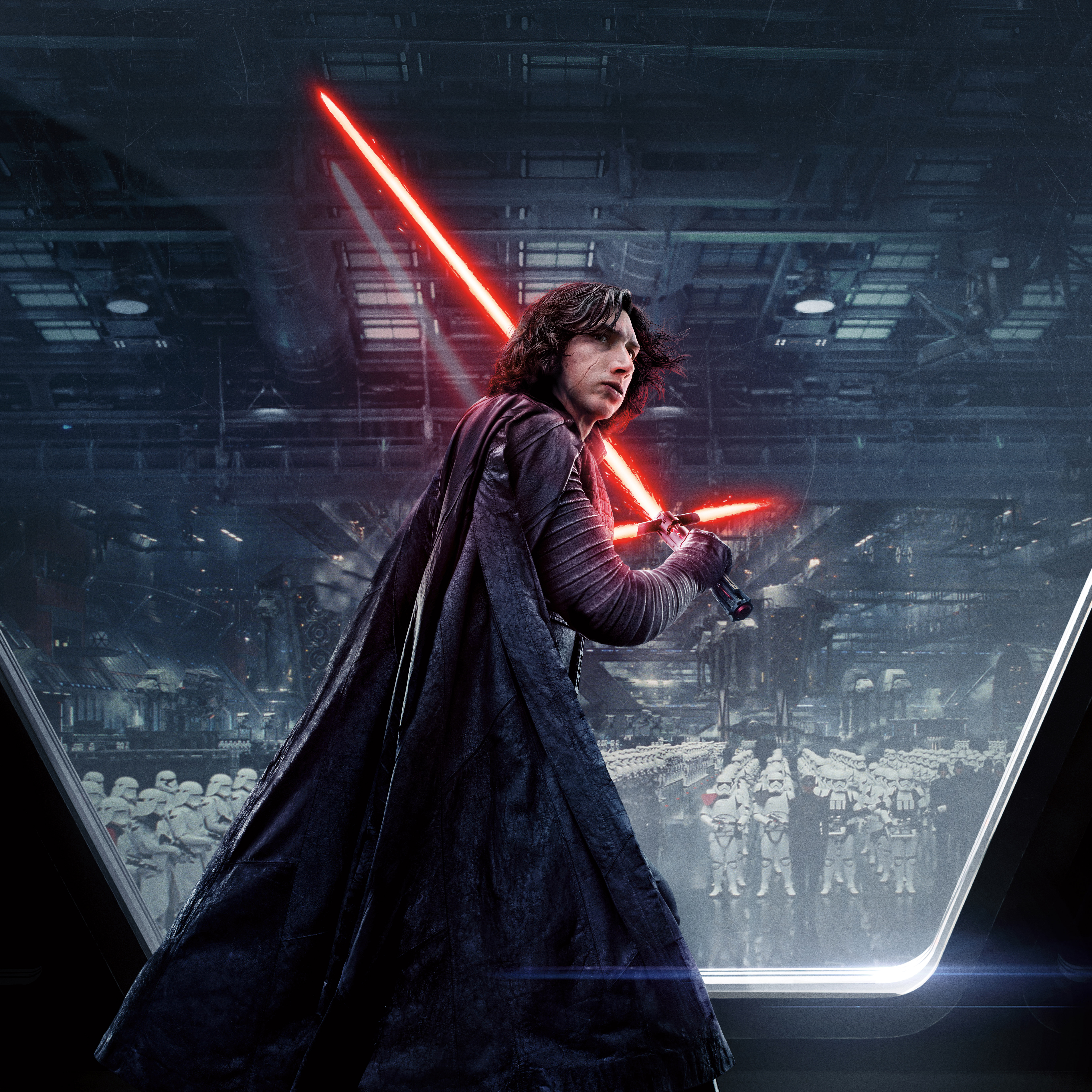 4K Kylo Ren from Star Wars: The Last Jedi HD Wallpaper