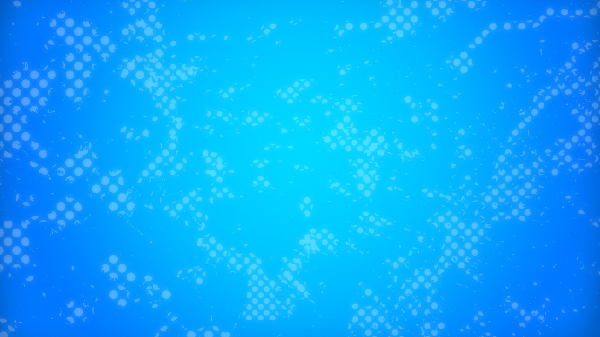 Abstract Blue Halftone Pattern HD Wallpaper
