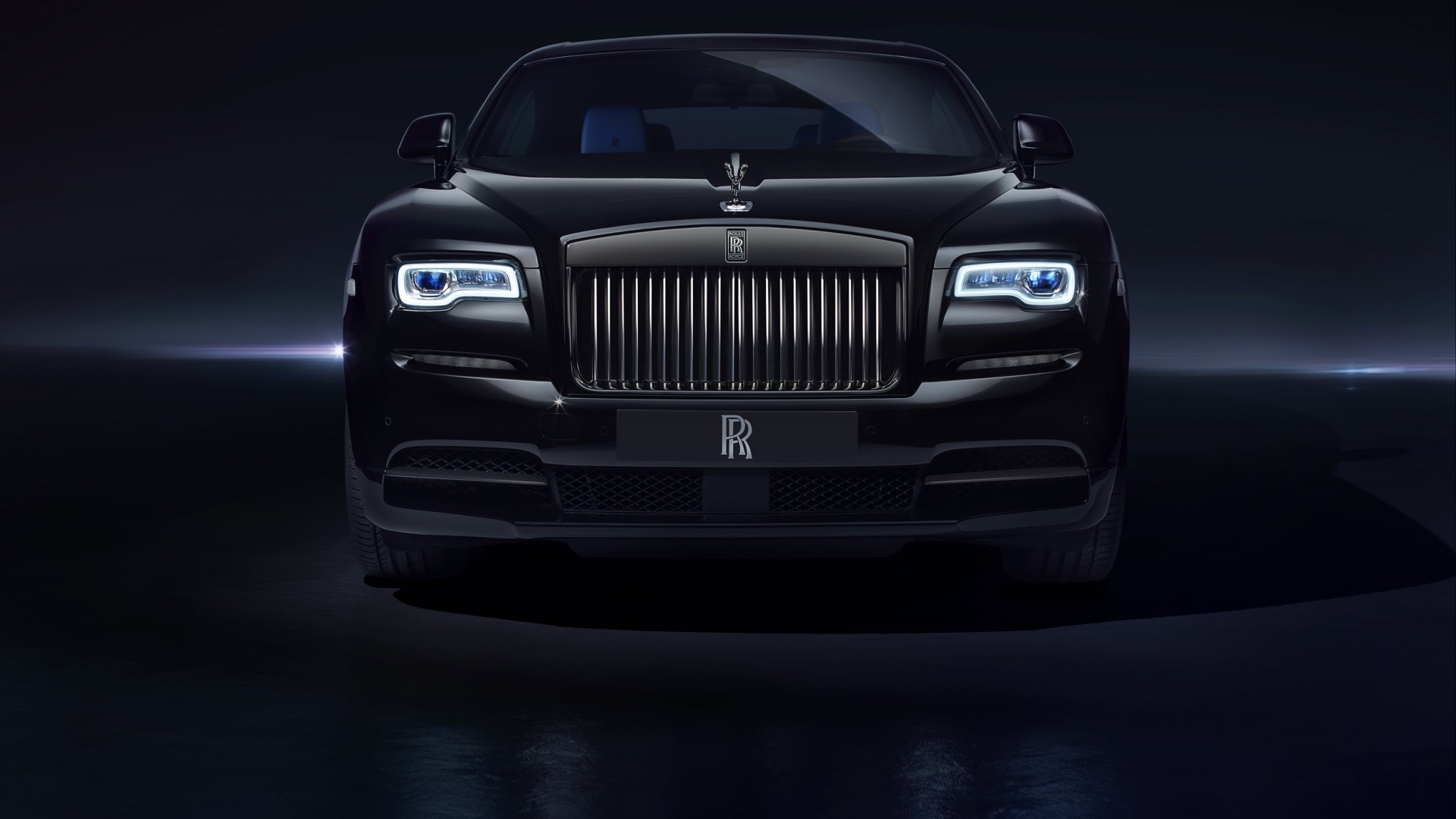 Black Rolls Royce Wraith Front View HD Wallpaper