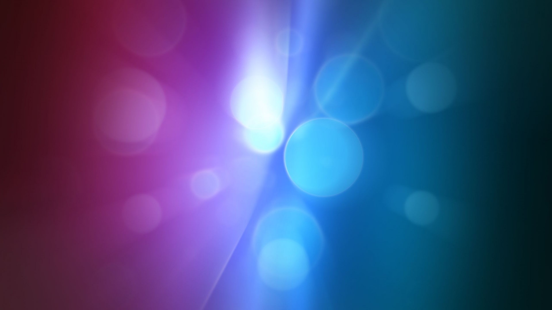 Multicolored Light Circles Bokeh Effect HD Wallpaper