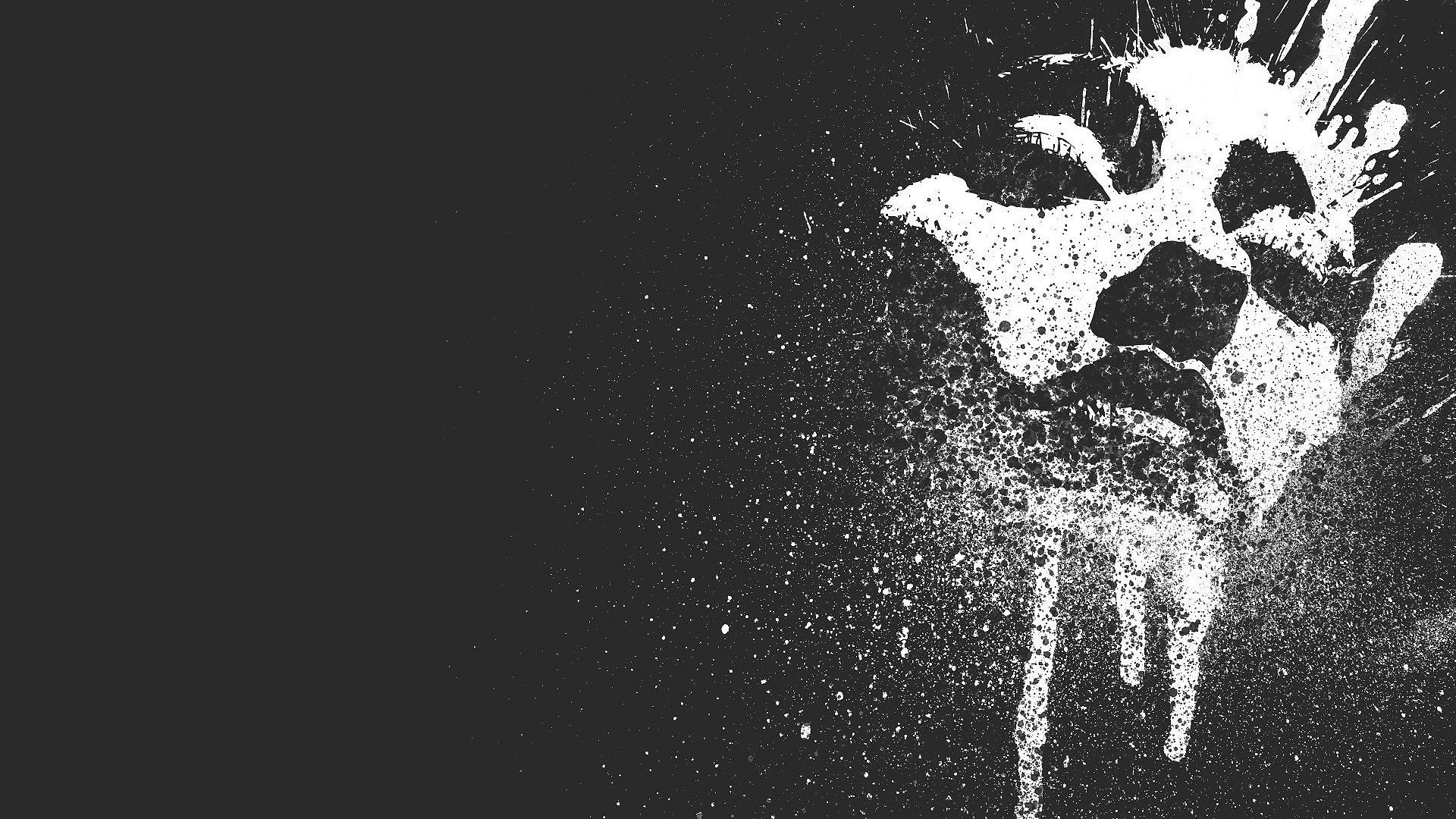 Face Art Spray Paint HD Wallpaper