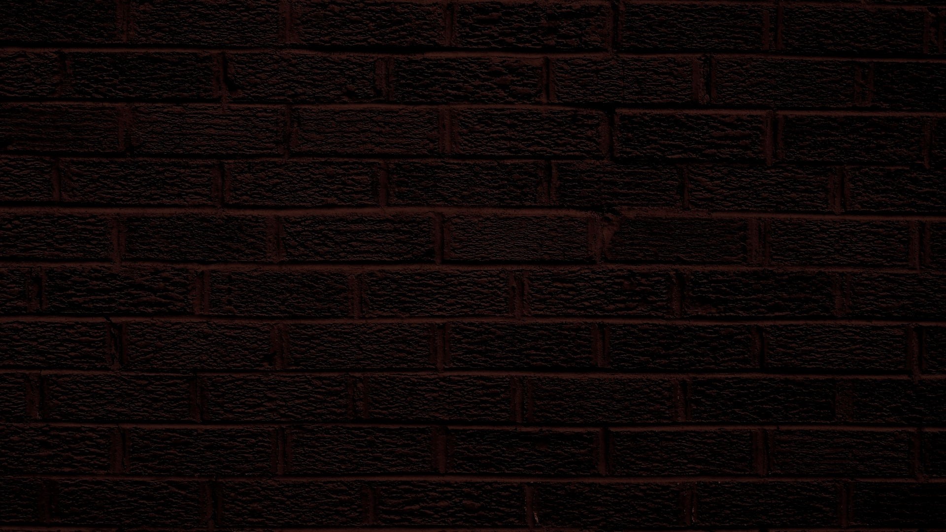 Dark Brown Brick Wall Texture HD Wallpaper