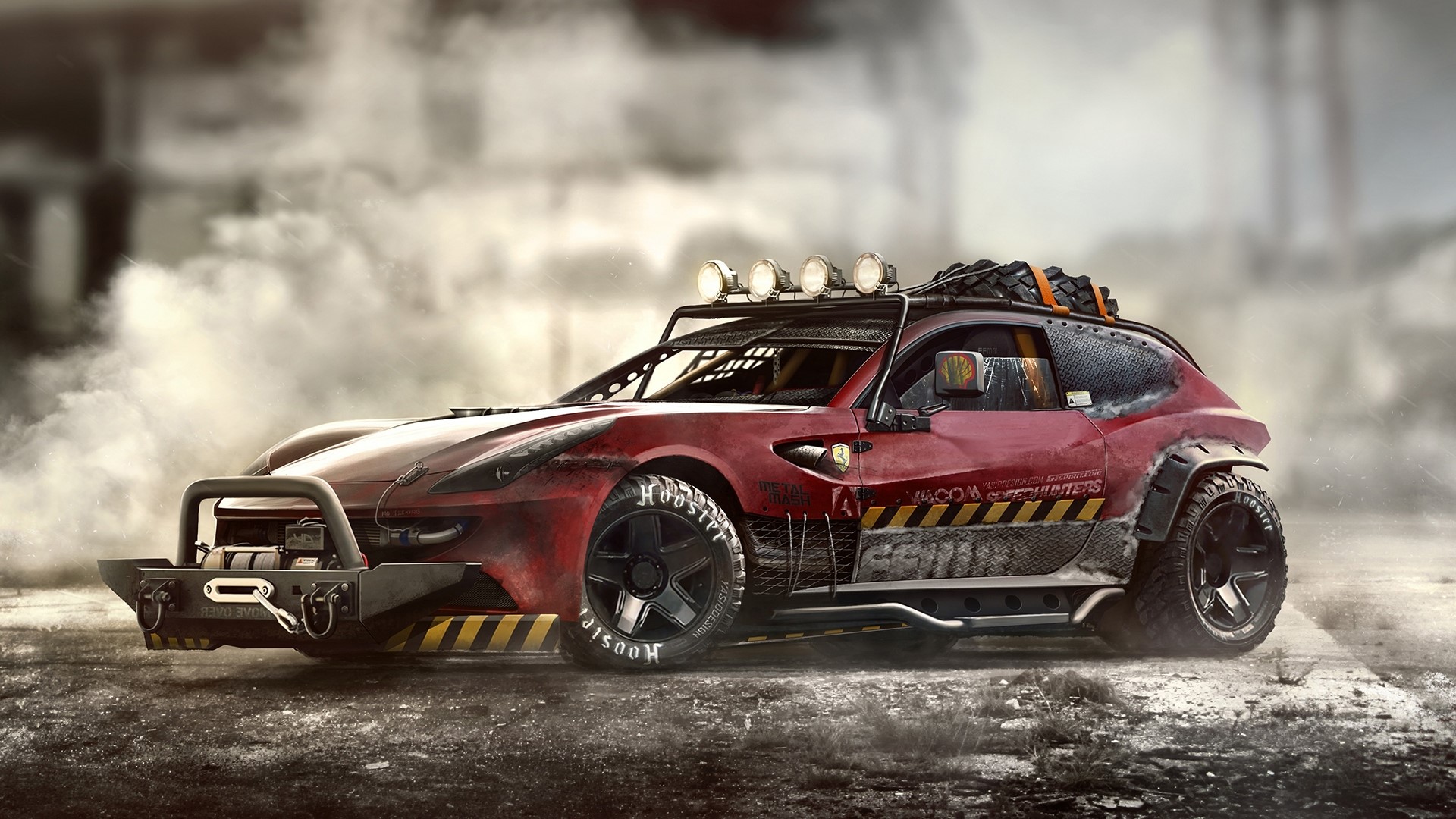 Modified Ferrari FF off-road car HD Wallpaper