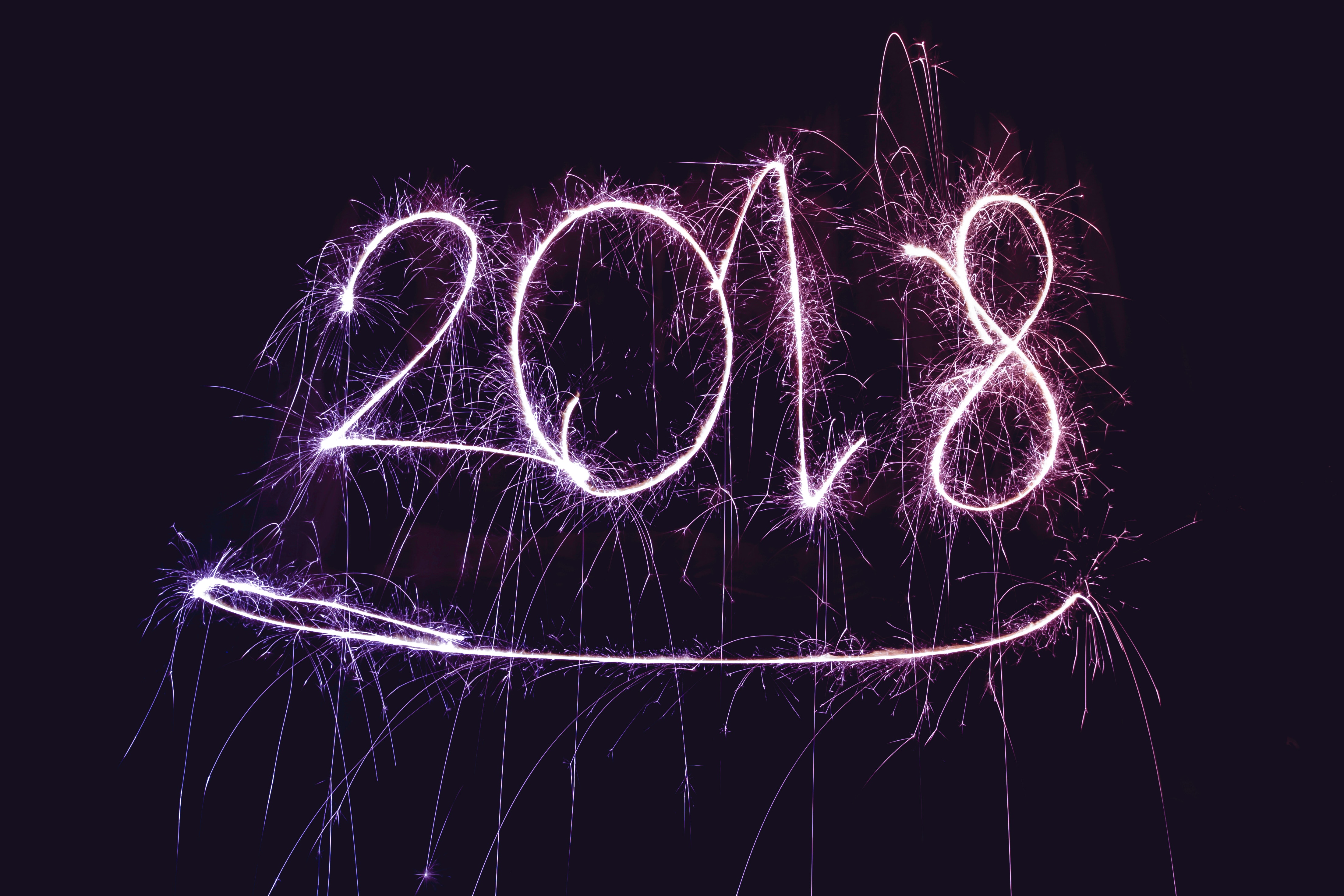2018 Sparkler Fireworks 4K HD Wallpaper