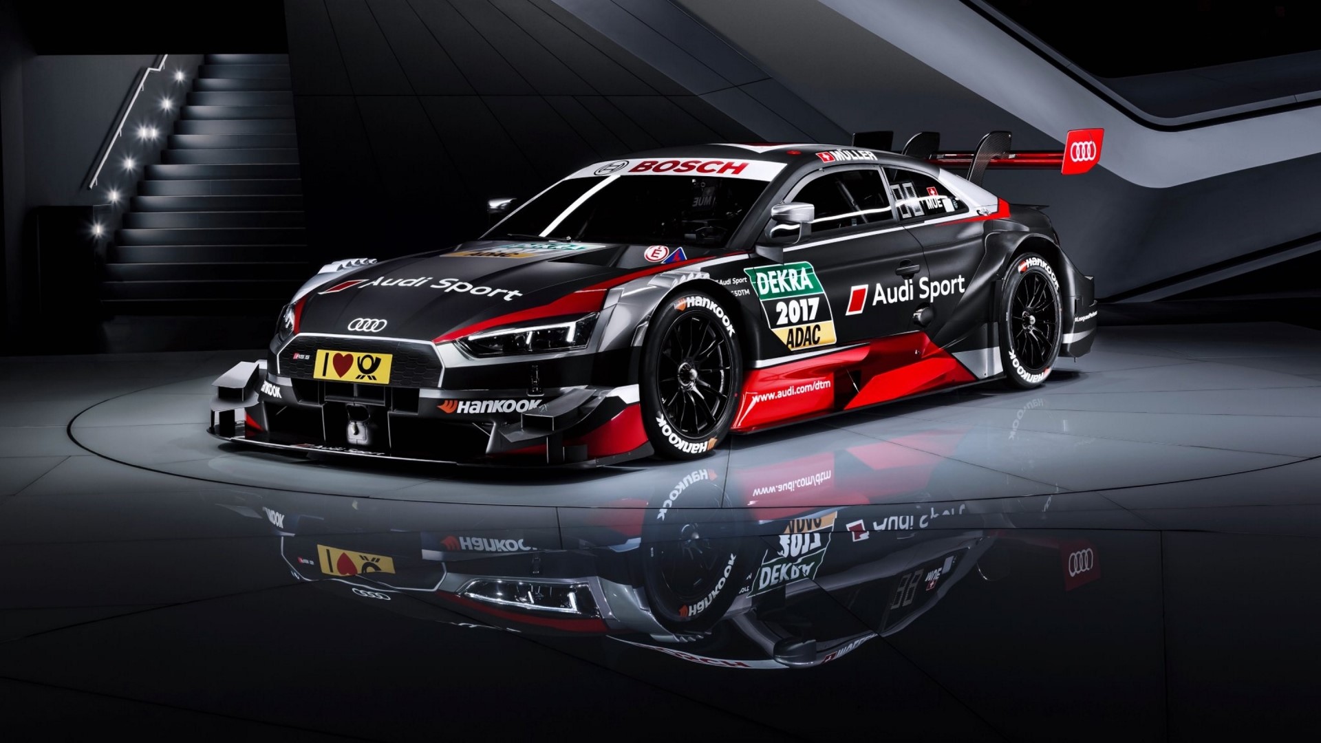 Audi Sport RS5 DTM Racing Car HD Wallpaper